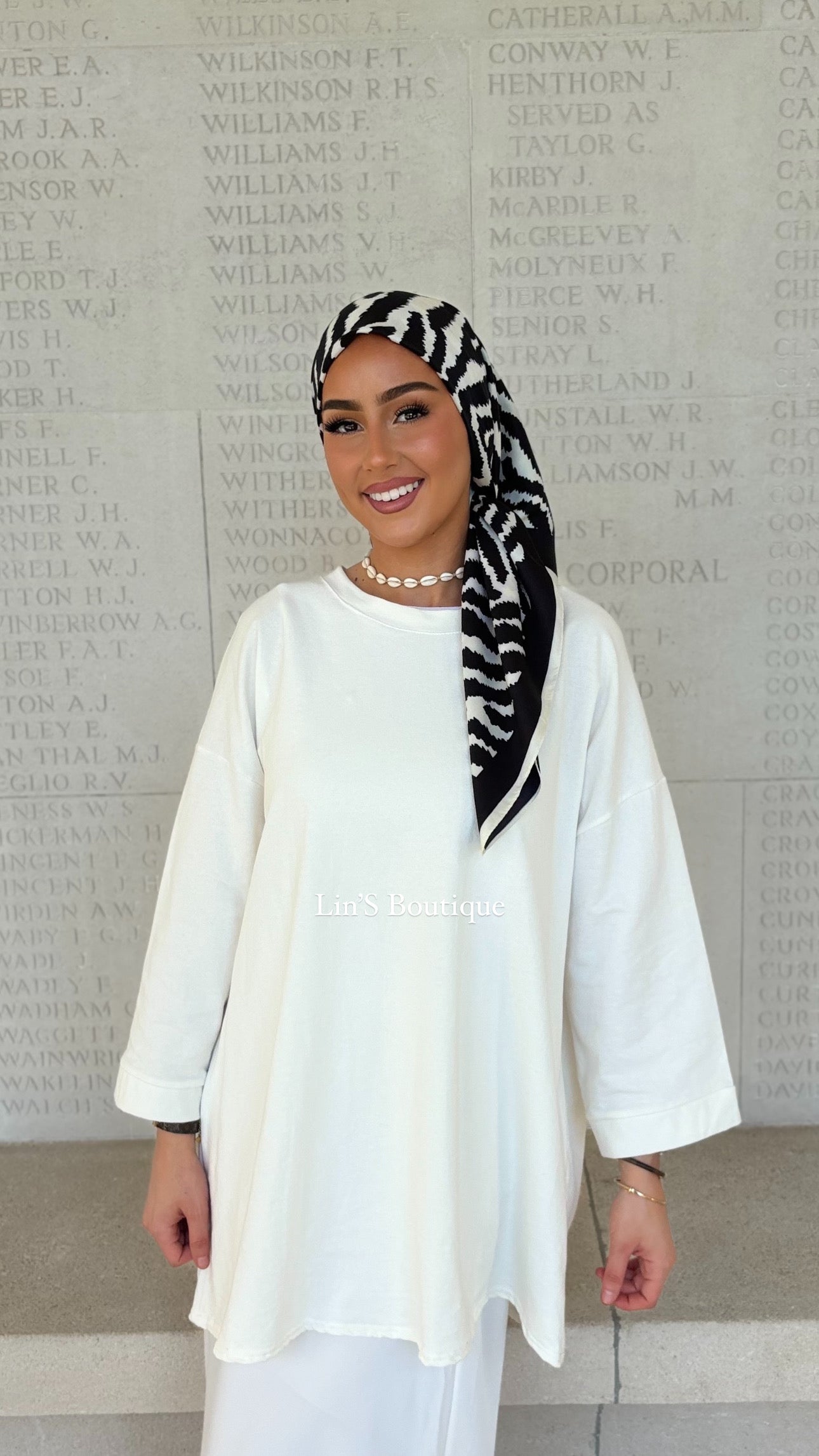 Tee-Shirt manche 3/4 - blanc