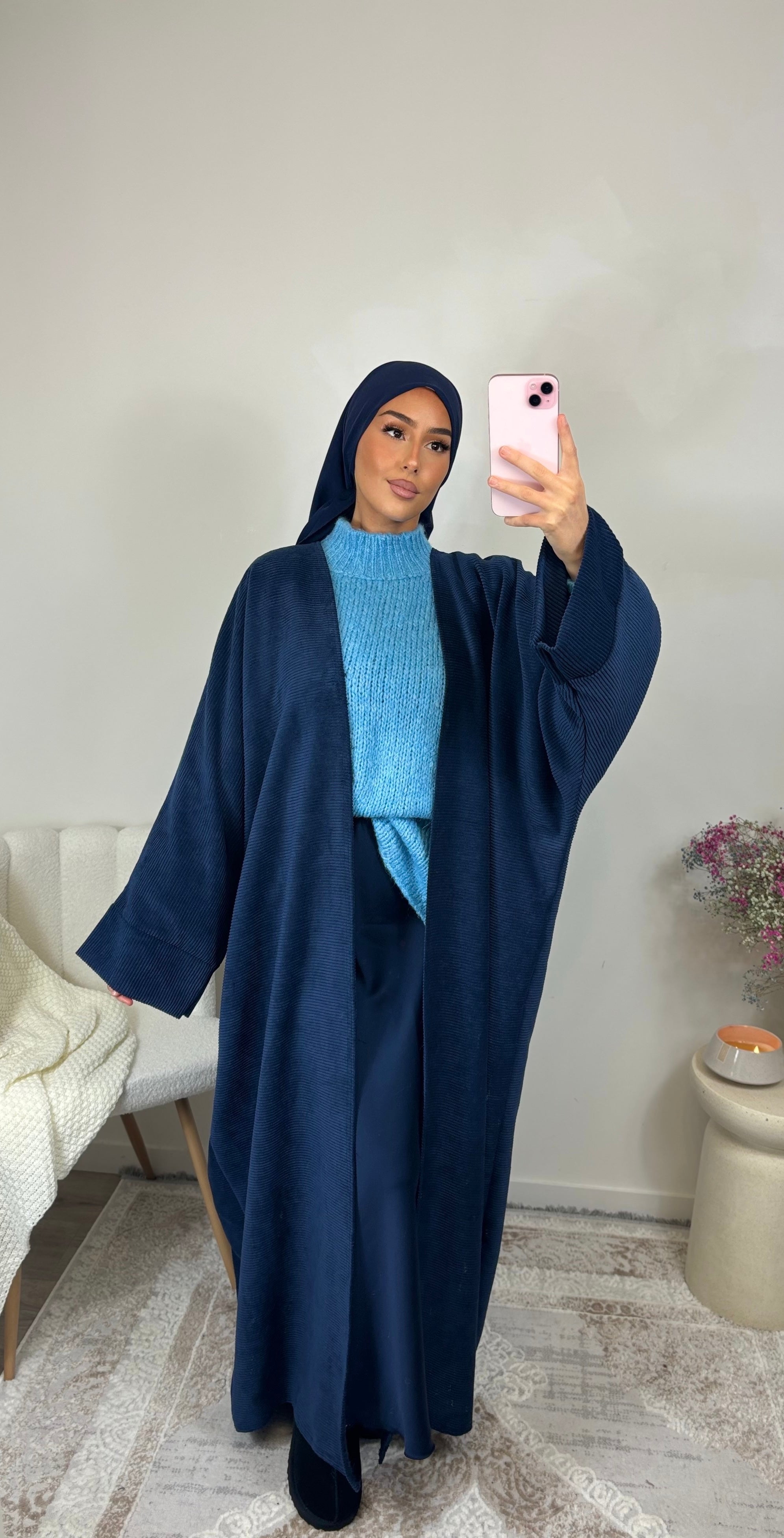 NYLA Kimono - midnight blue