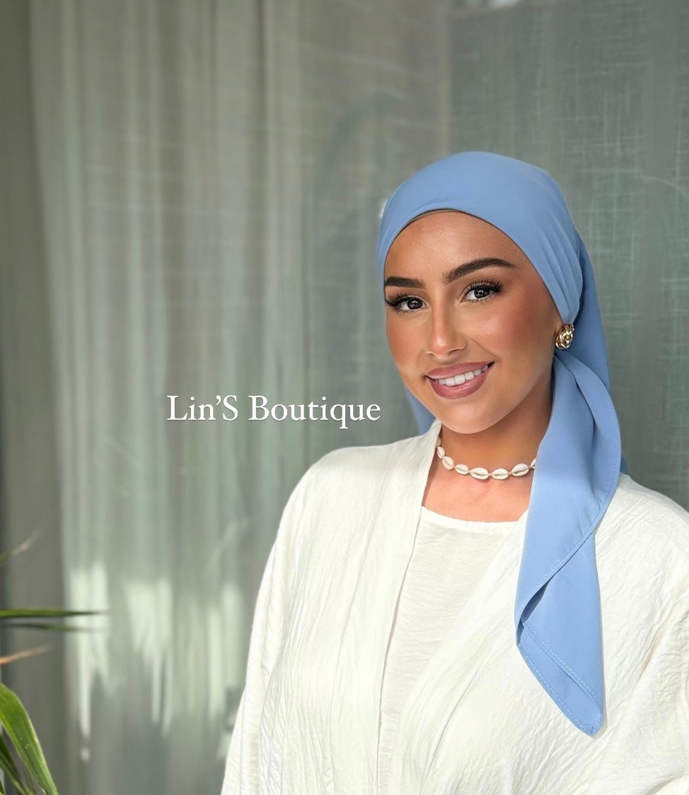 Lin'S B Seidentuch - Babyblau