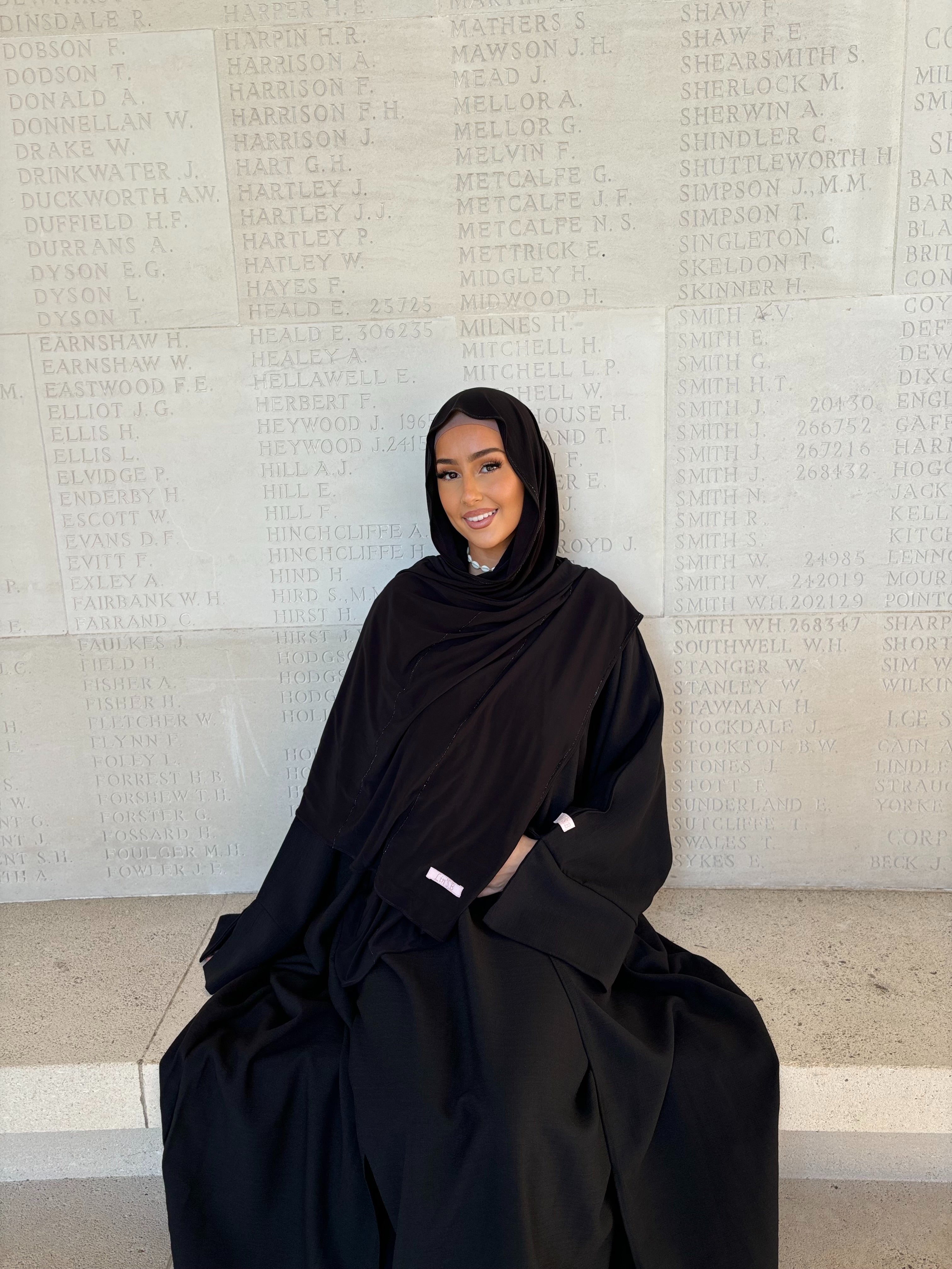 Jersey Premium de Luxe à strass LIN’S B - Black