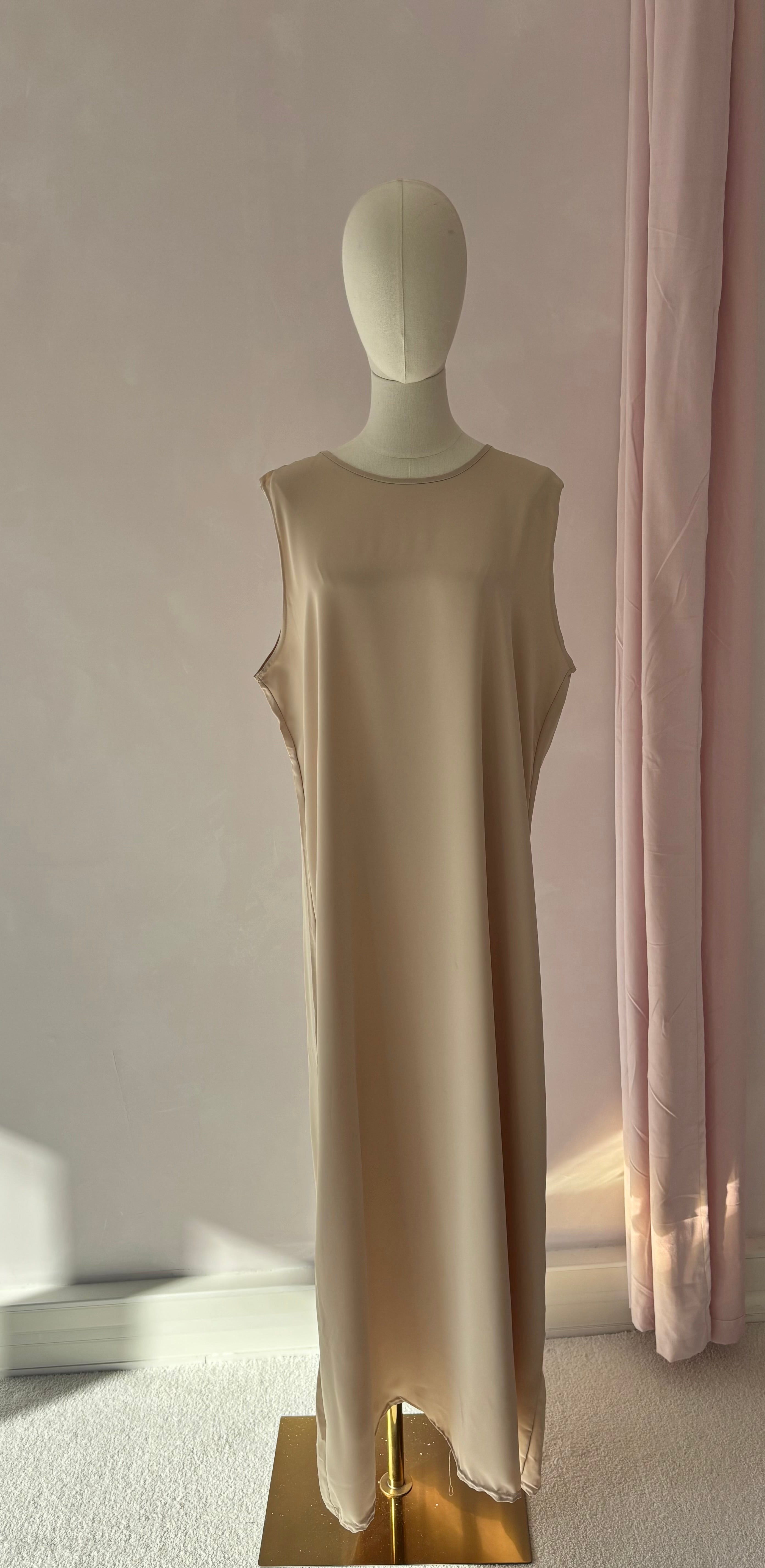 Sous robe soie de medine - Nude