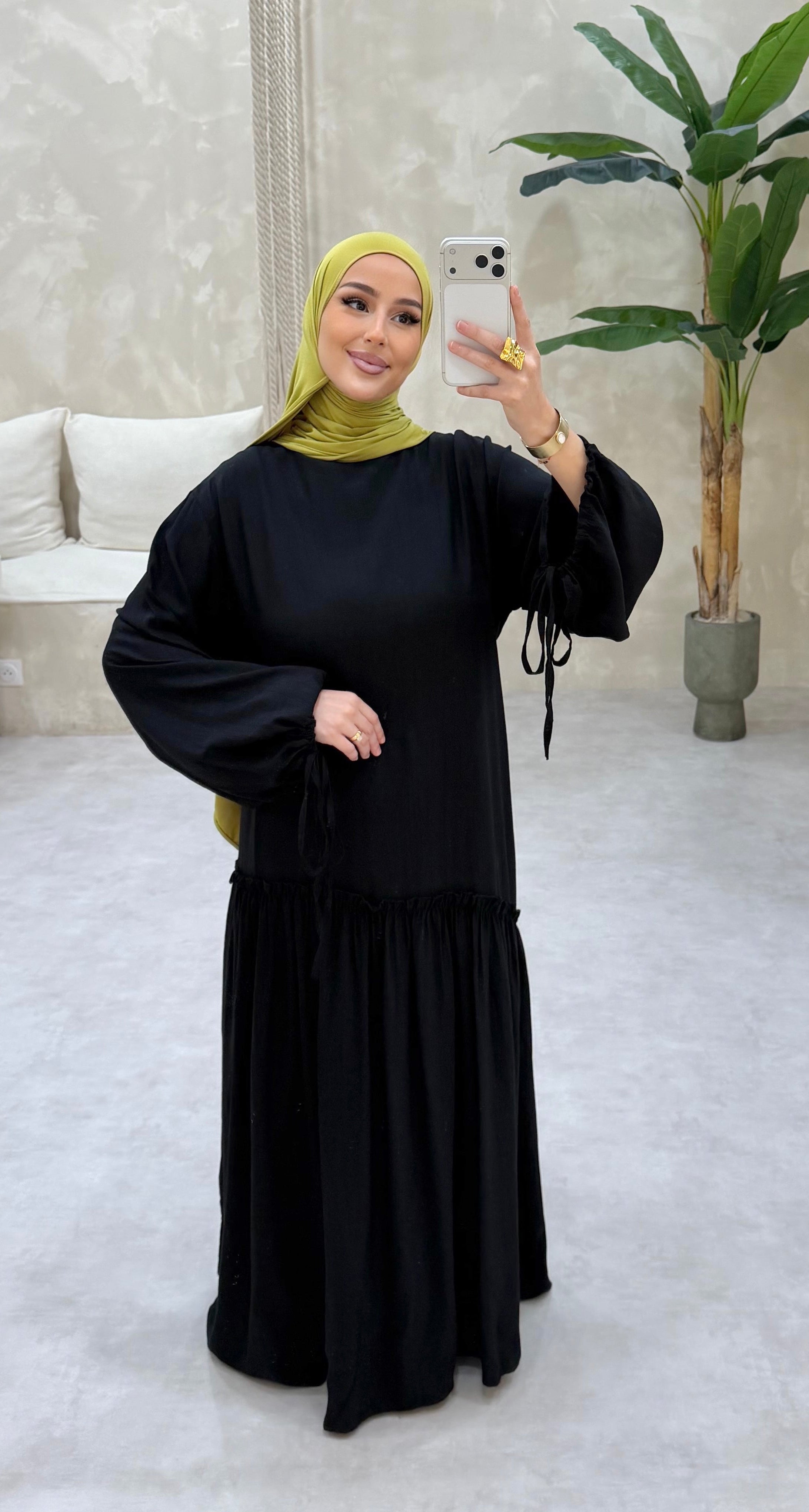 ROBE NELA - Black