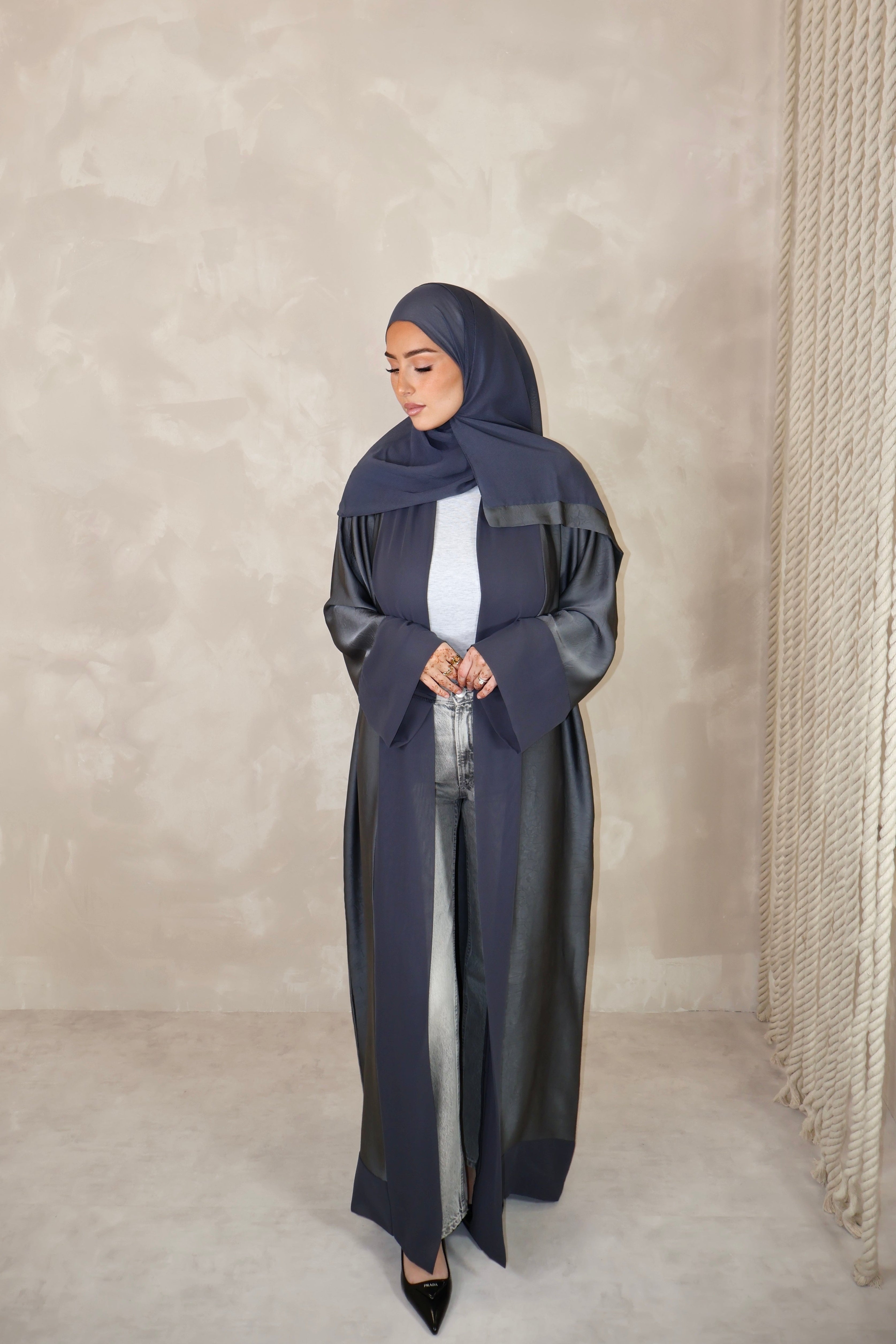 Kimono de Dubai (n99) - OPAL ANTHRACITE