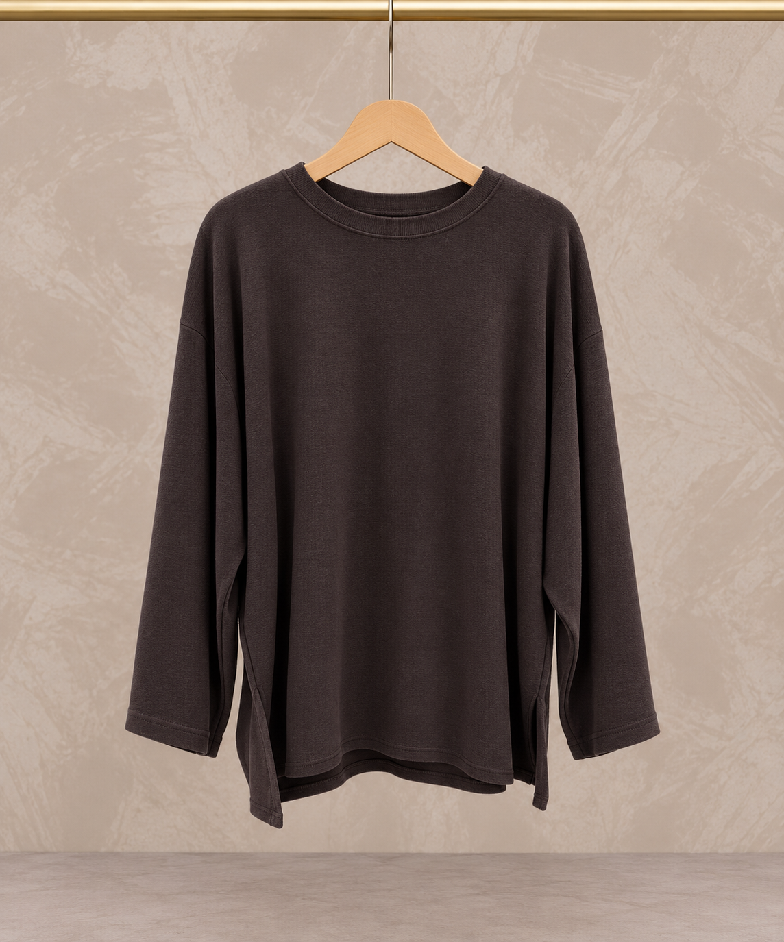 Haut POLAIRE - marron foncé