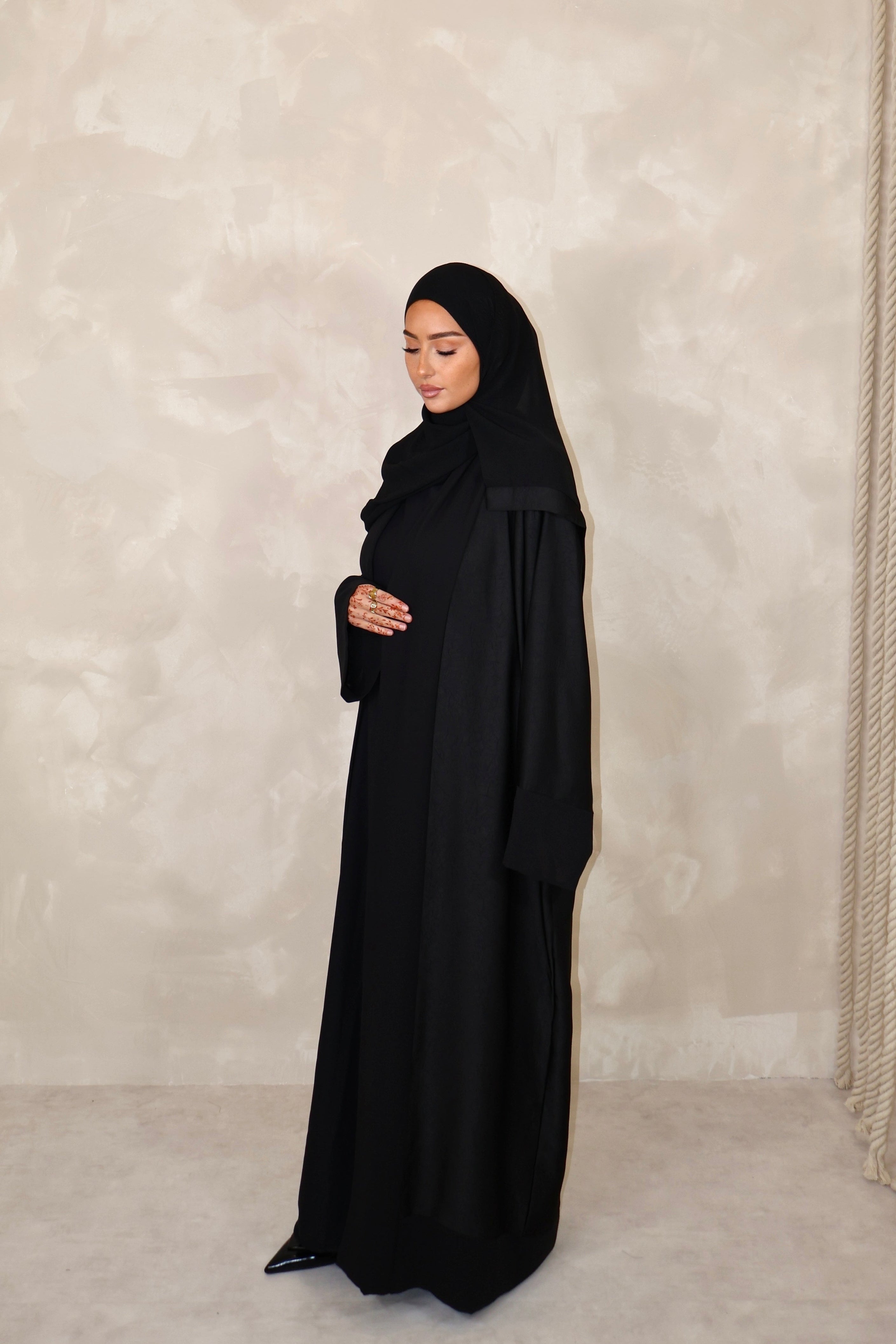 Kimono de Dubai (n98) - OPAL BLACK