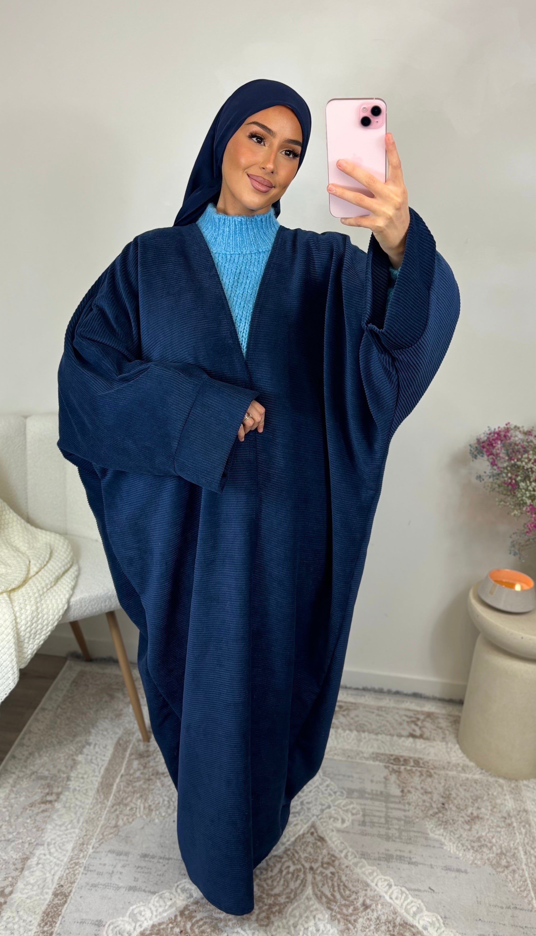 NYLA Kimono - midnight blue
