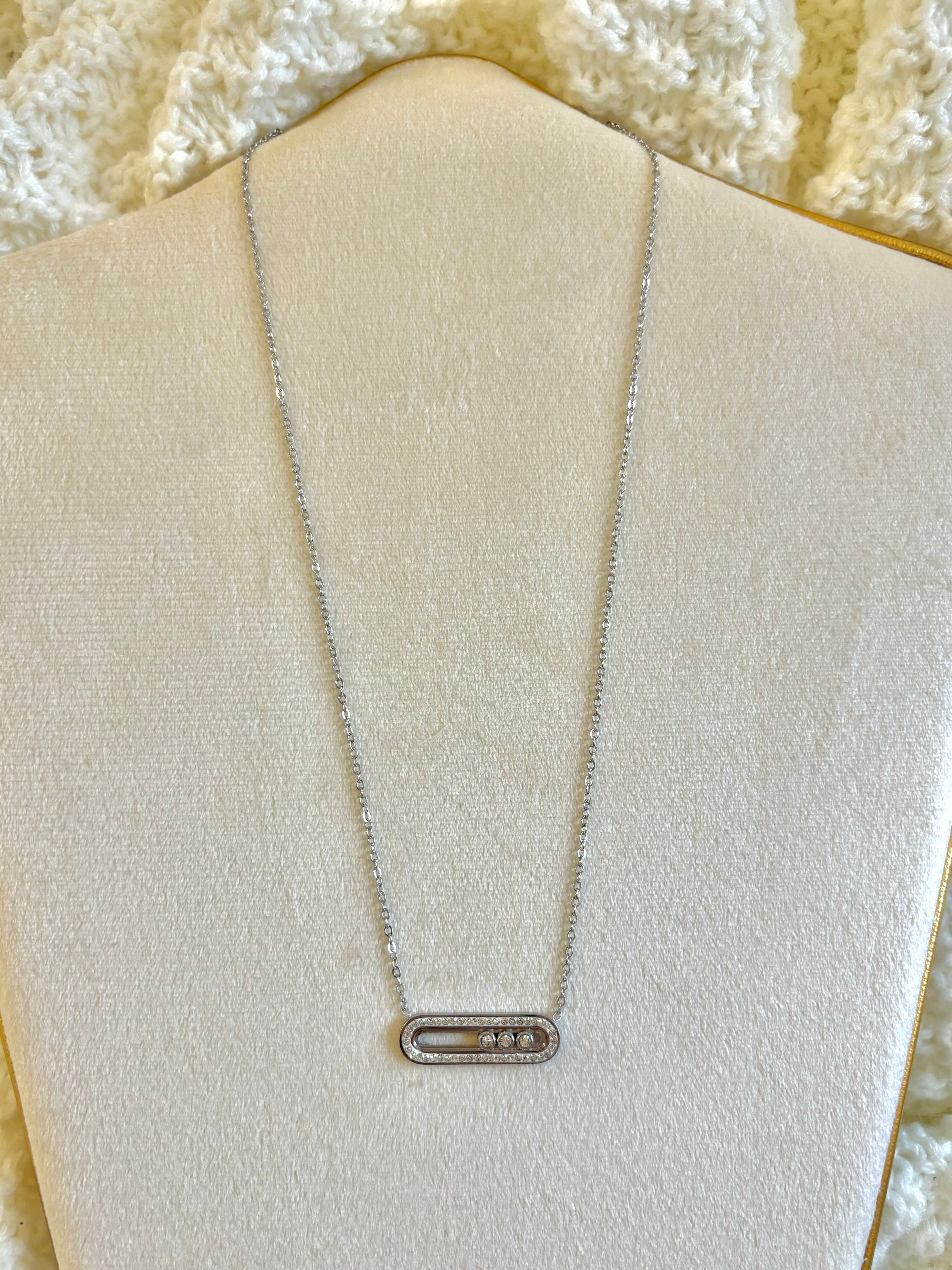Collier argent - NIA