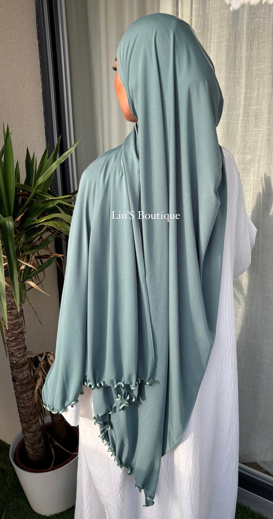 SEDEF Premium Luxury Jersey Chouchou - dark water green