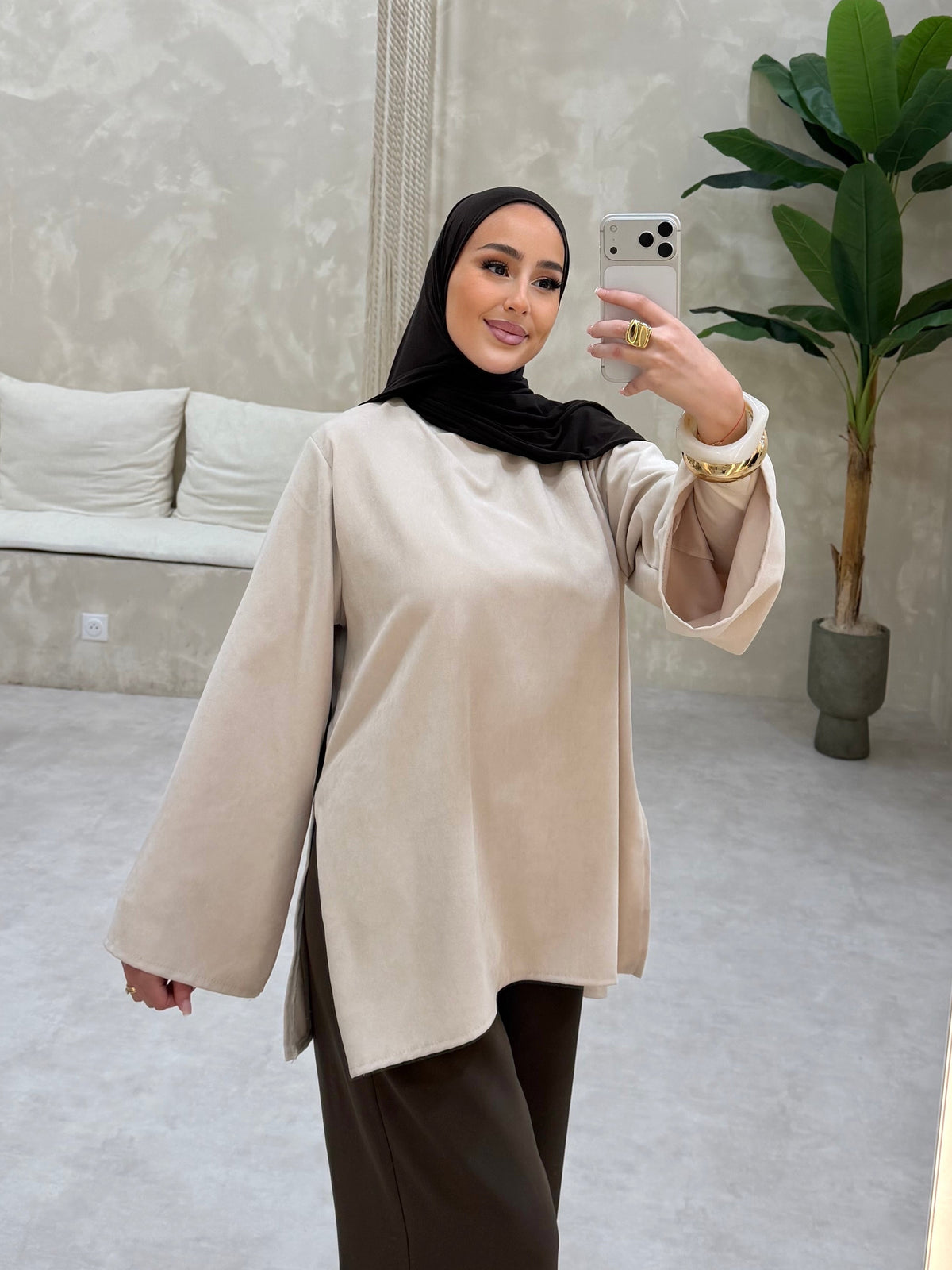 Haut VELOURS - CREAM