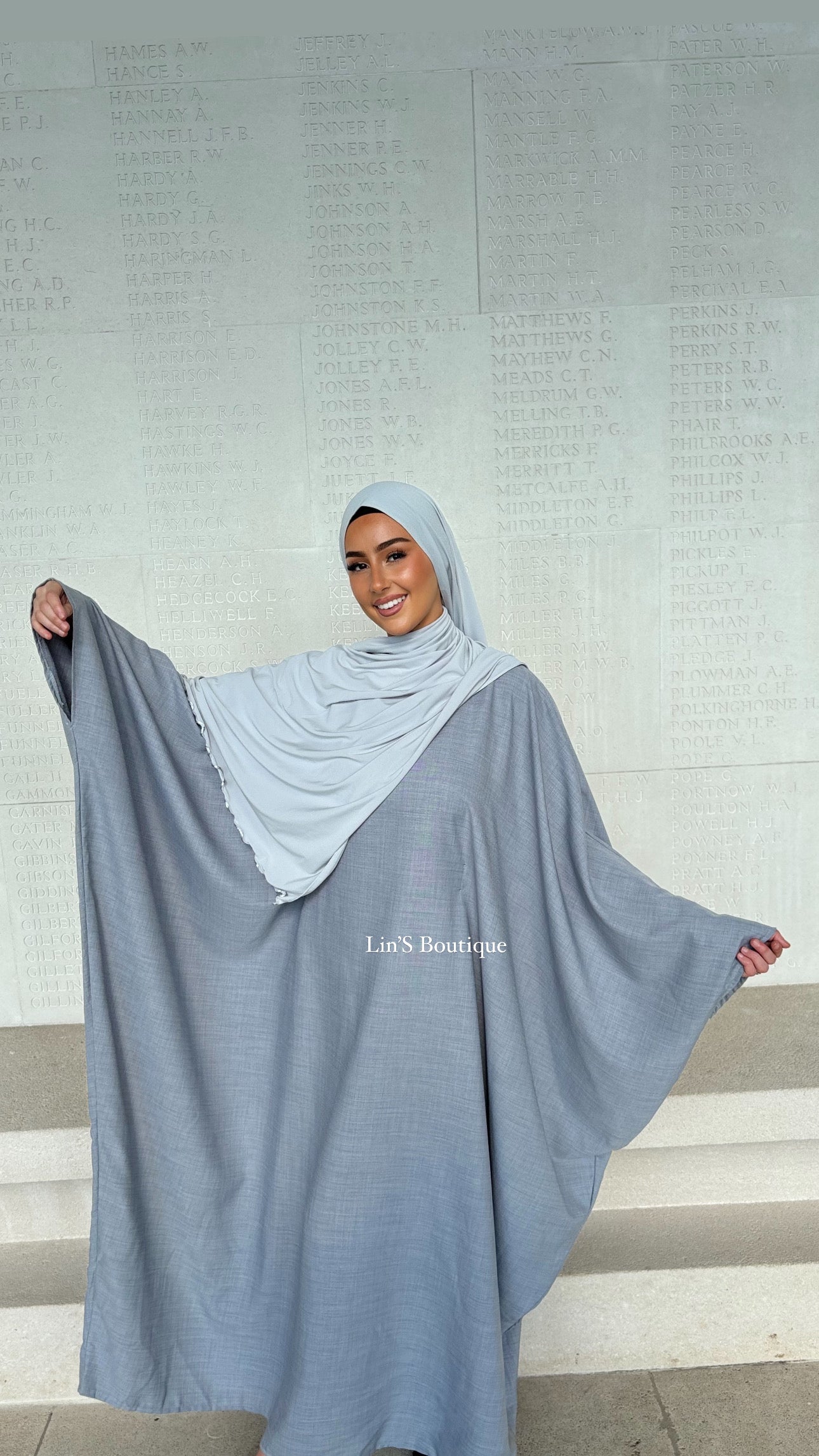 Robe saoudienne lin - grey