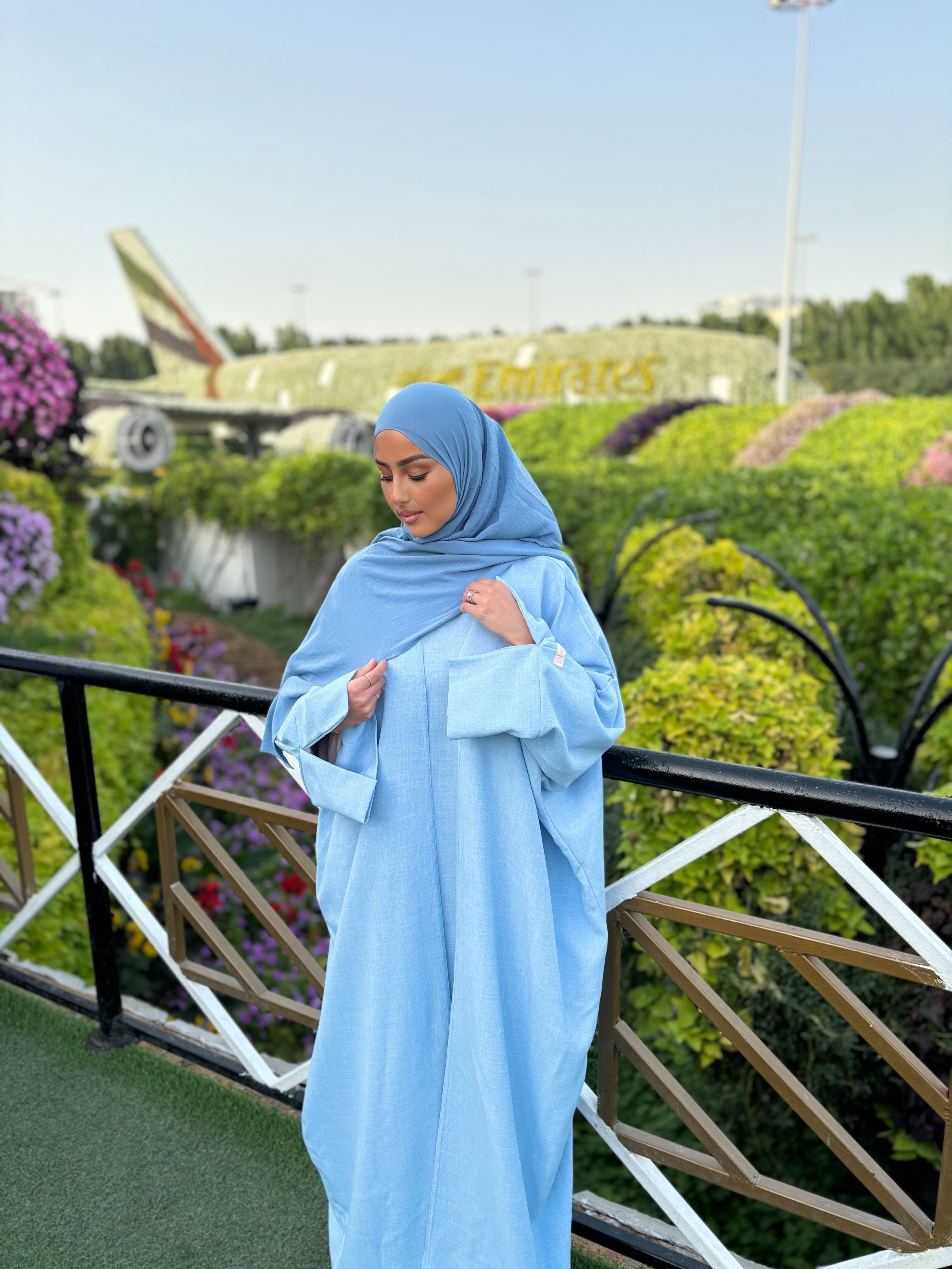 Leinenset unter Abaya + Kimono LIN'S B