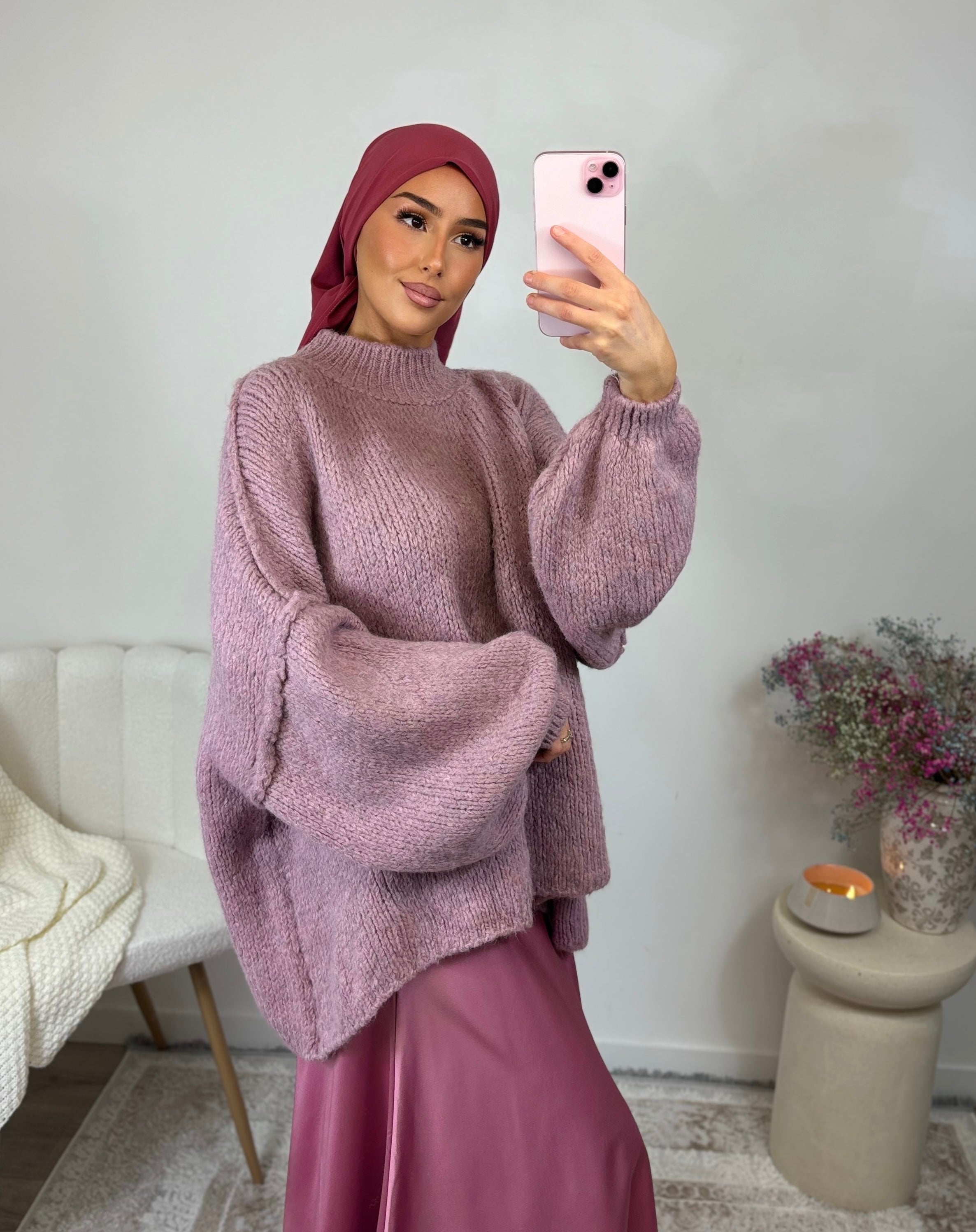 Pull LANA - powder pink