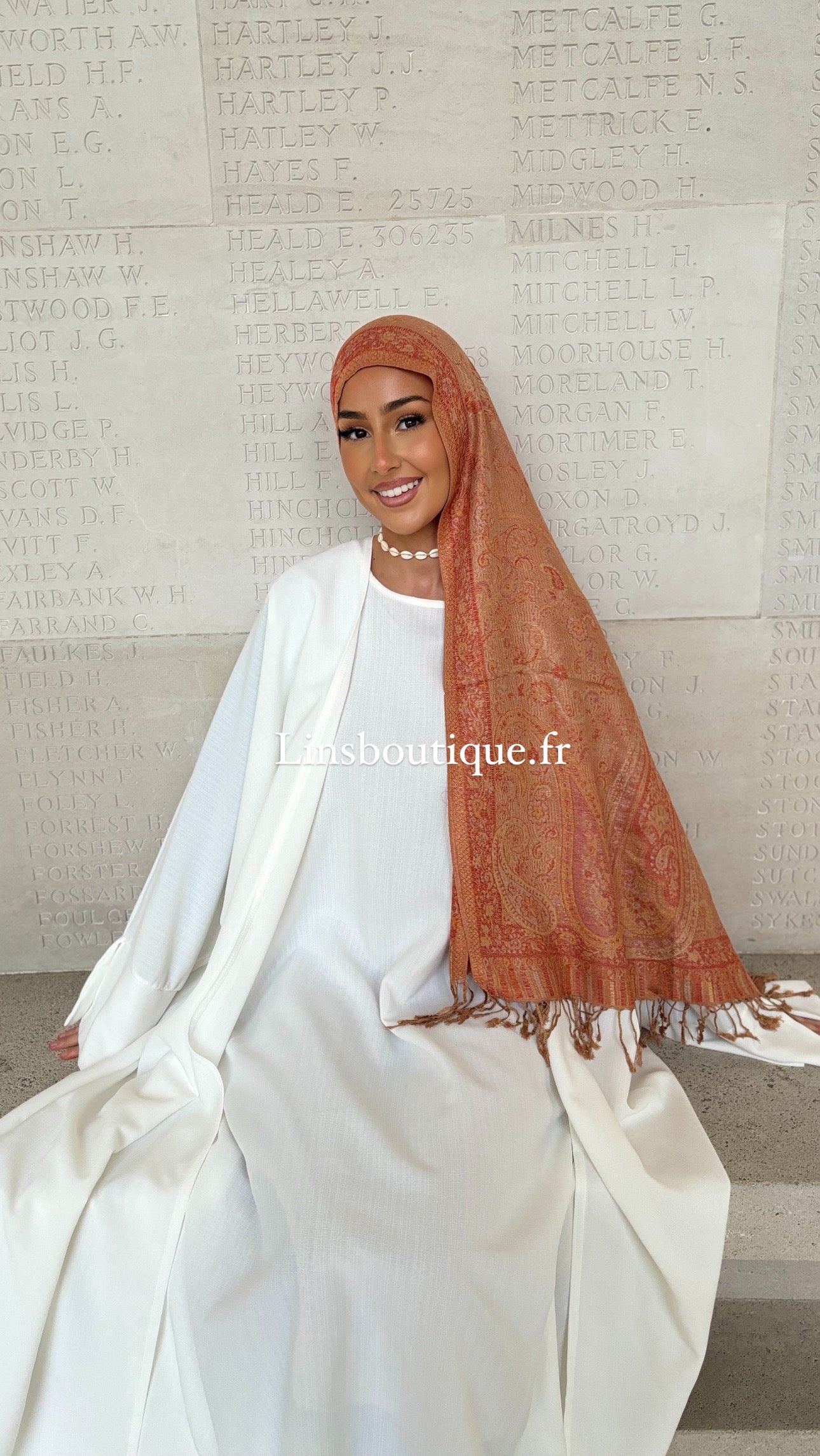 Pashmina - Pfirsich