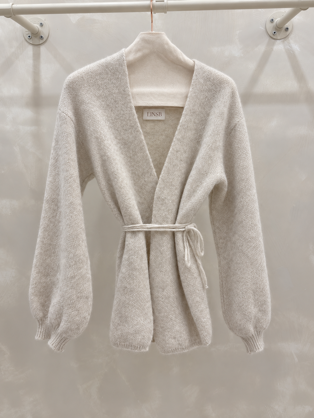 Gilet cache cœur - beige