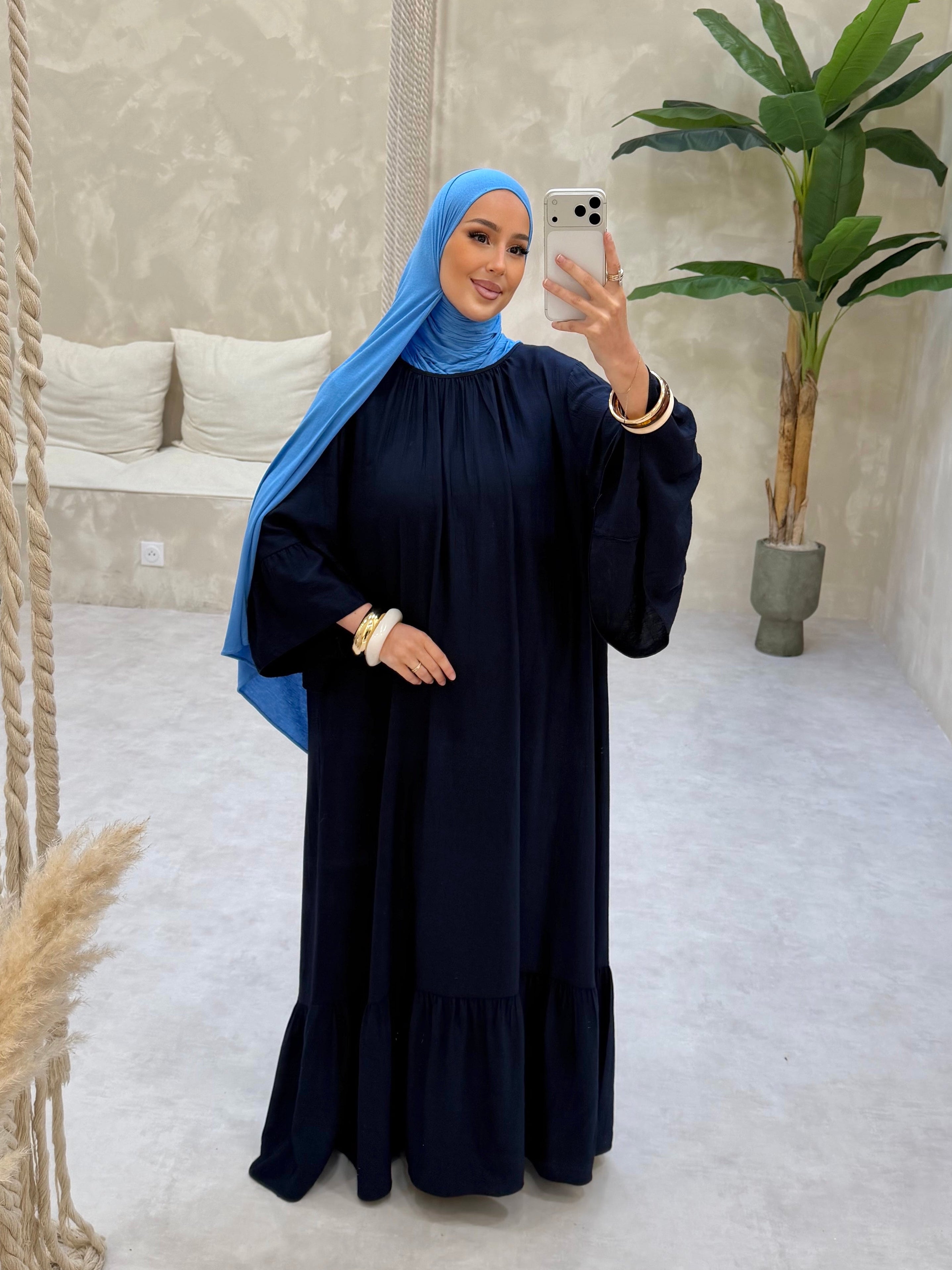 ROBE BOHÈME - Bleu nuit