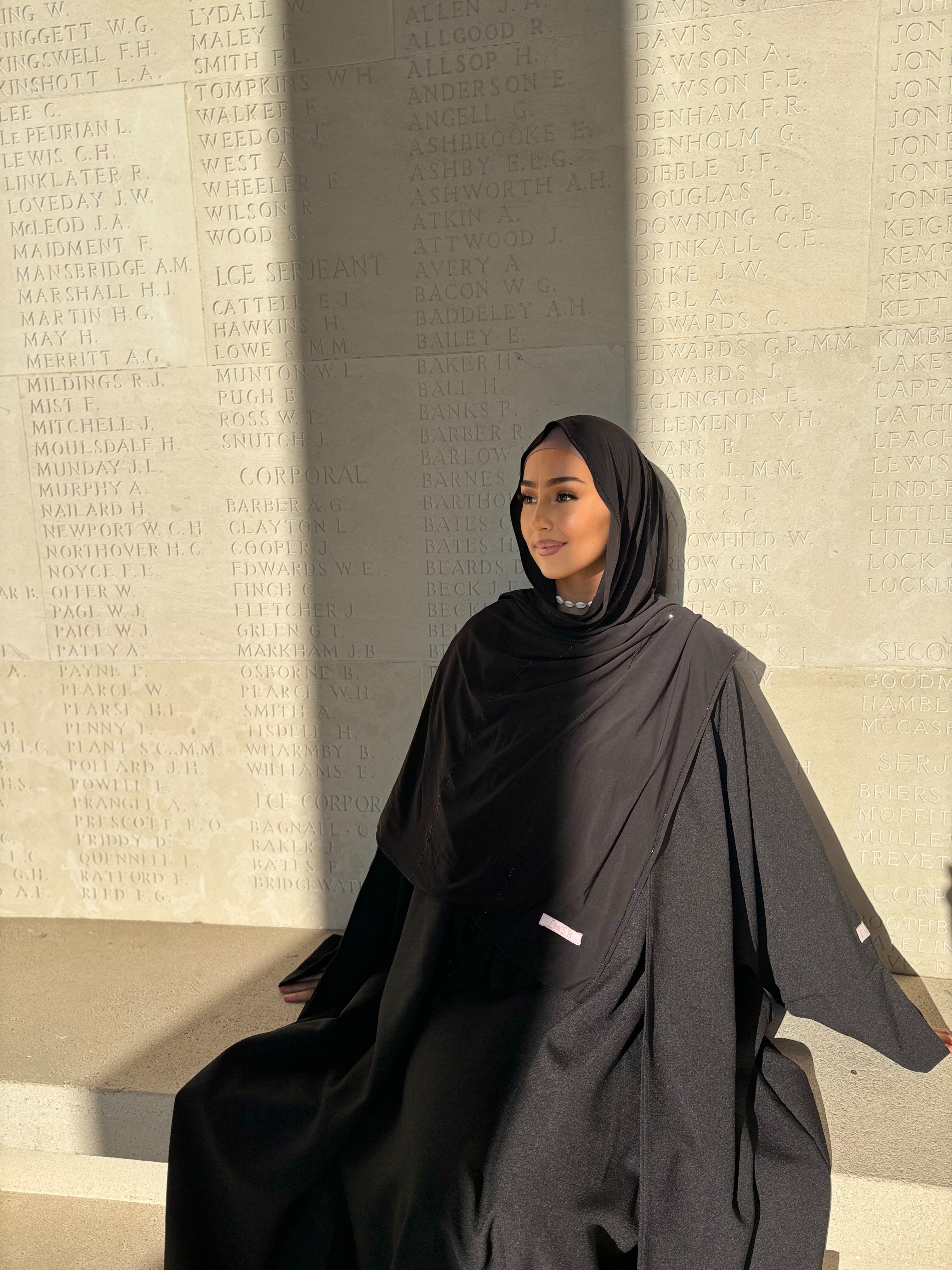 Jersey Premium de Luxe à strass LIN’S B - Black