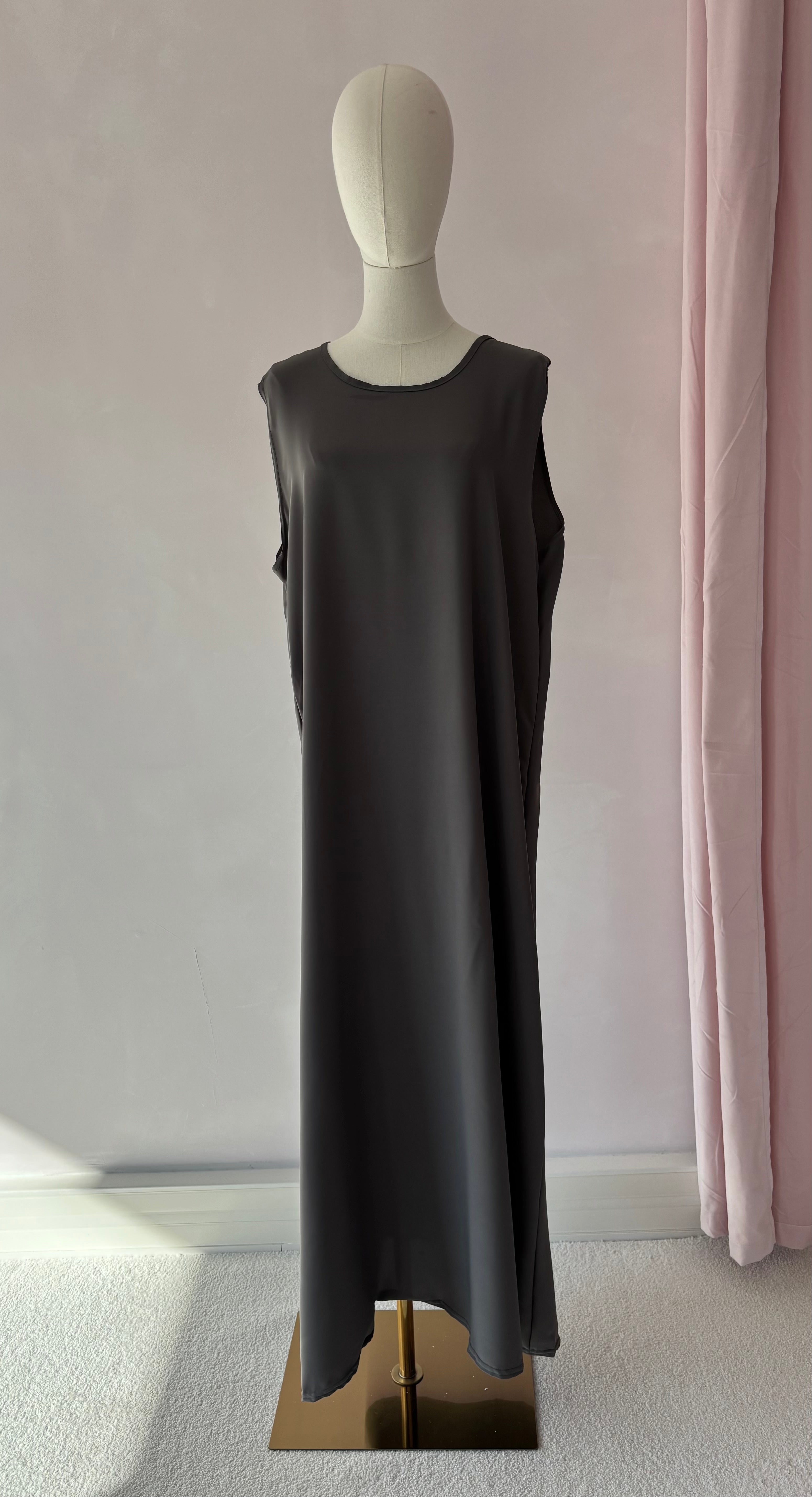 Medina silk underdress - Grey