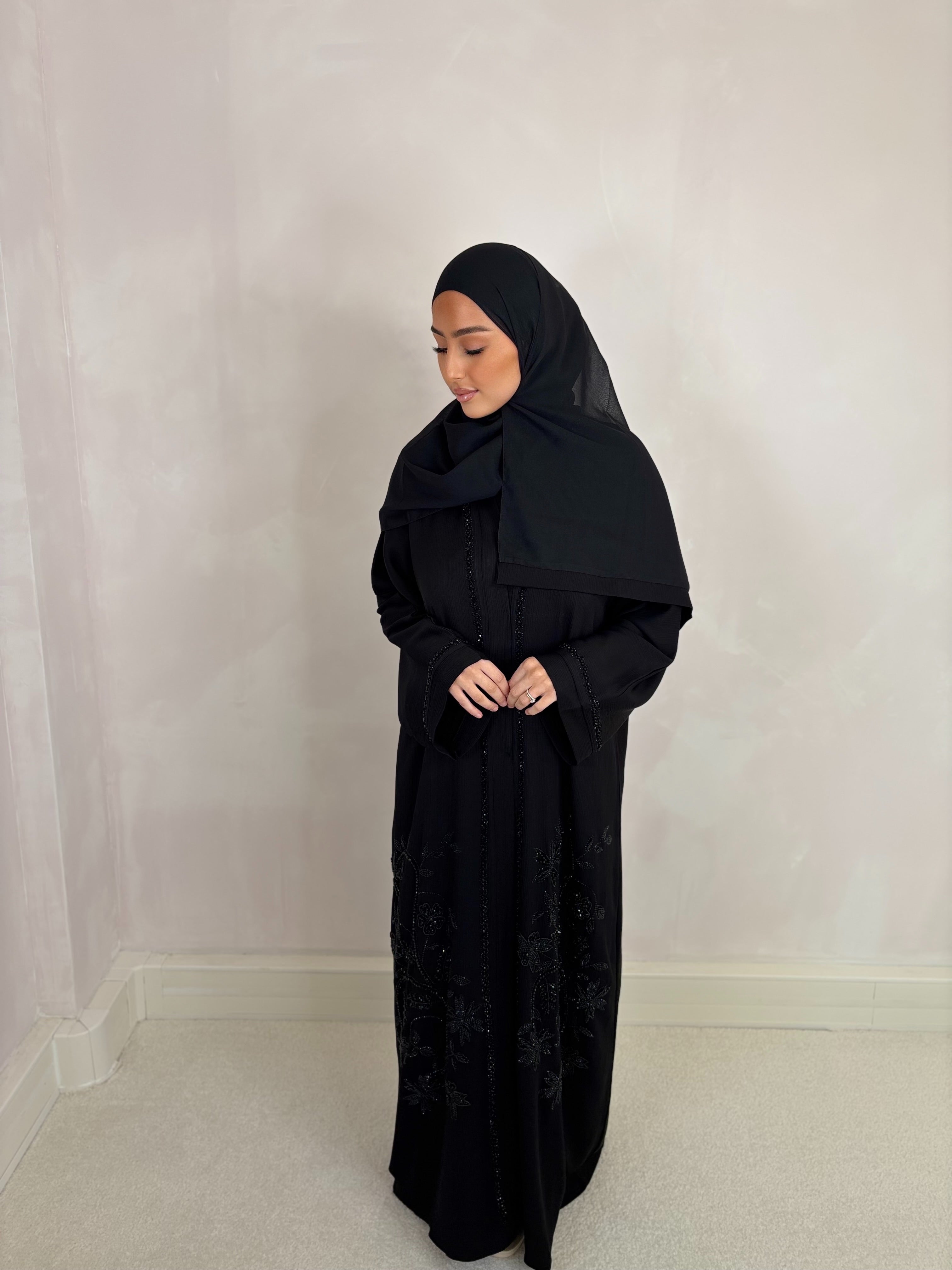 Abaya from Dubai MAYAR (n31) - Black