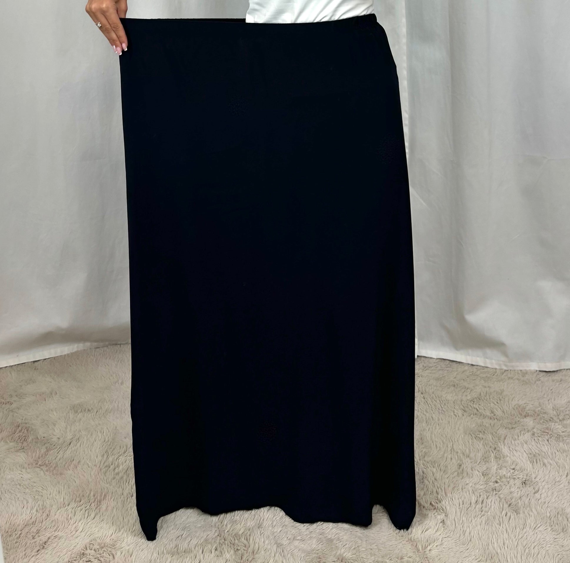 Jilbeb 2 Pièces soie de medine - noir