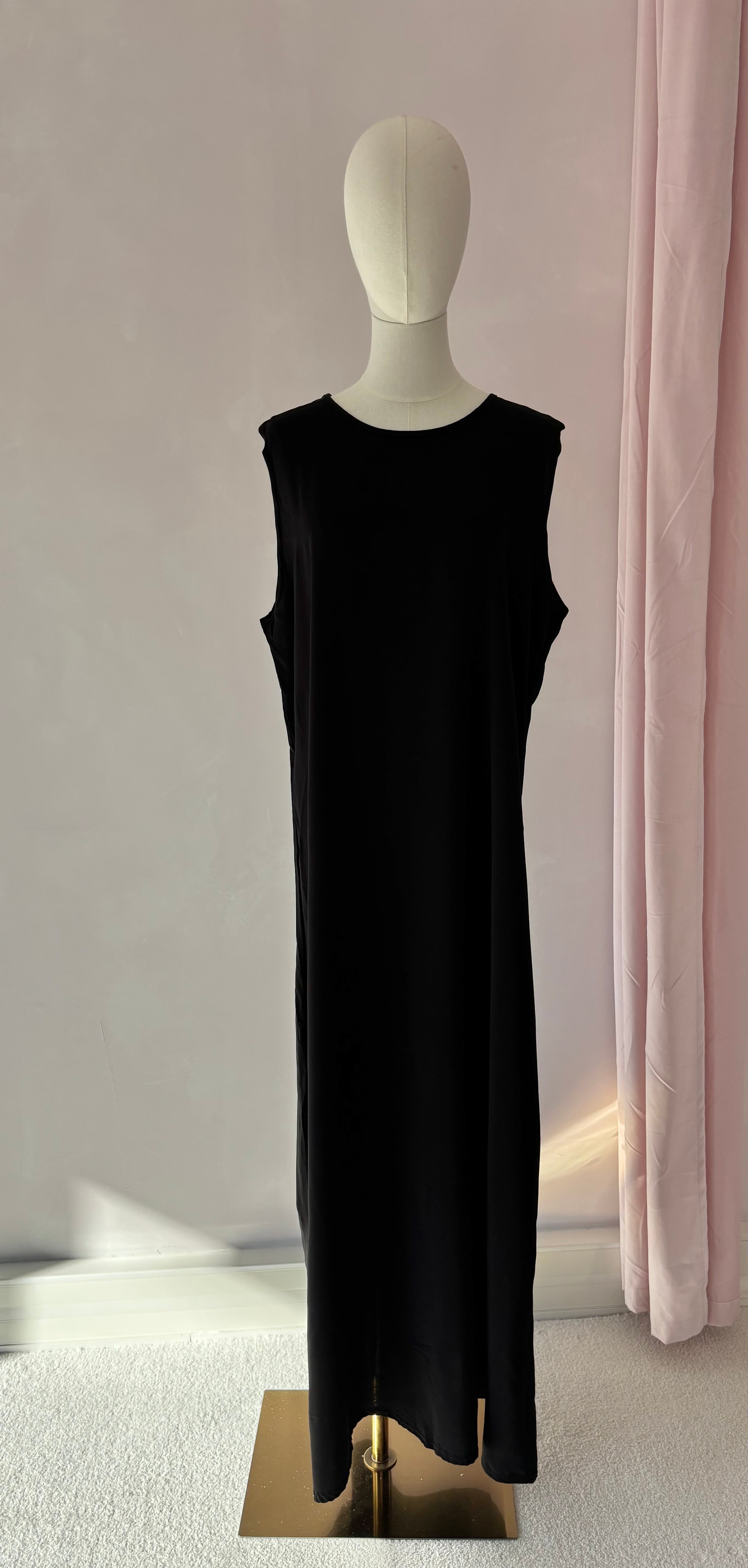 Medina silk underdress - Black