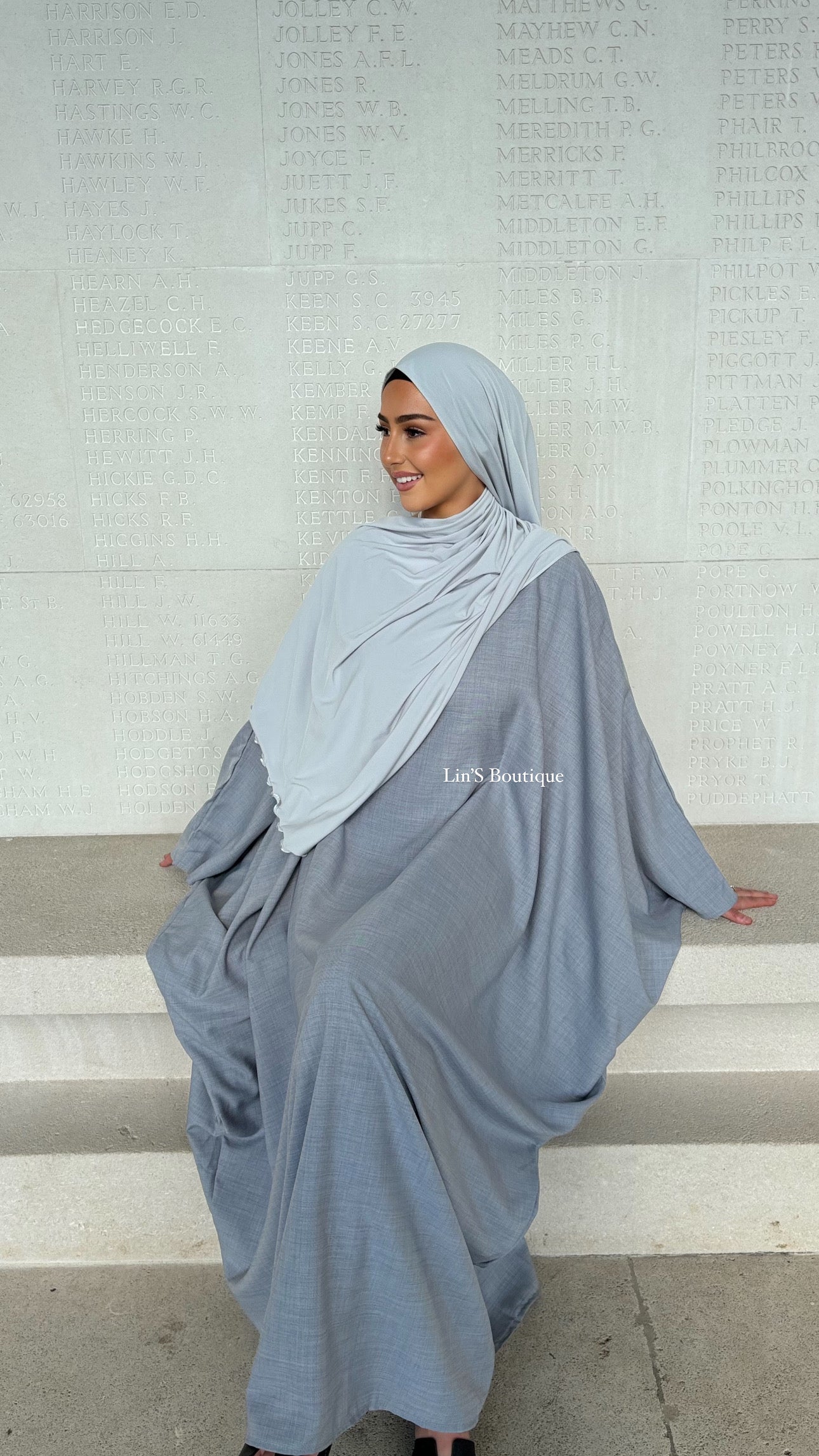 Robe saoudienne lin - grey