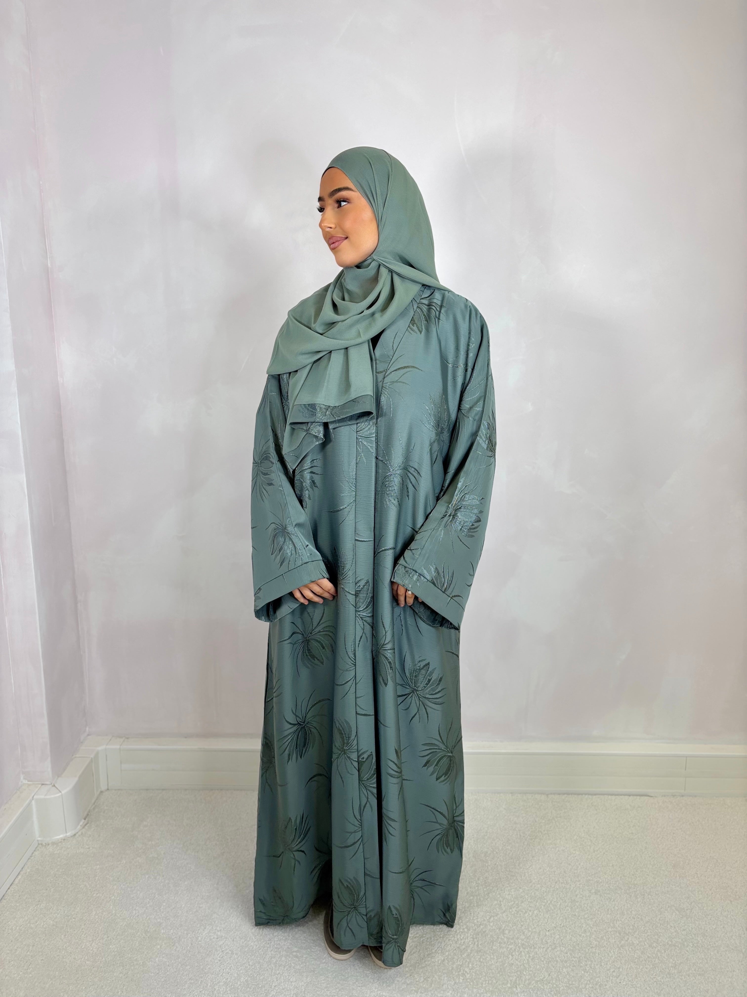 Abaya from Dubai PALMA (n23) - sea green