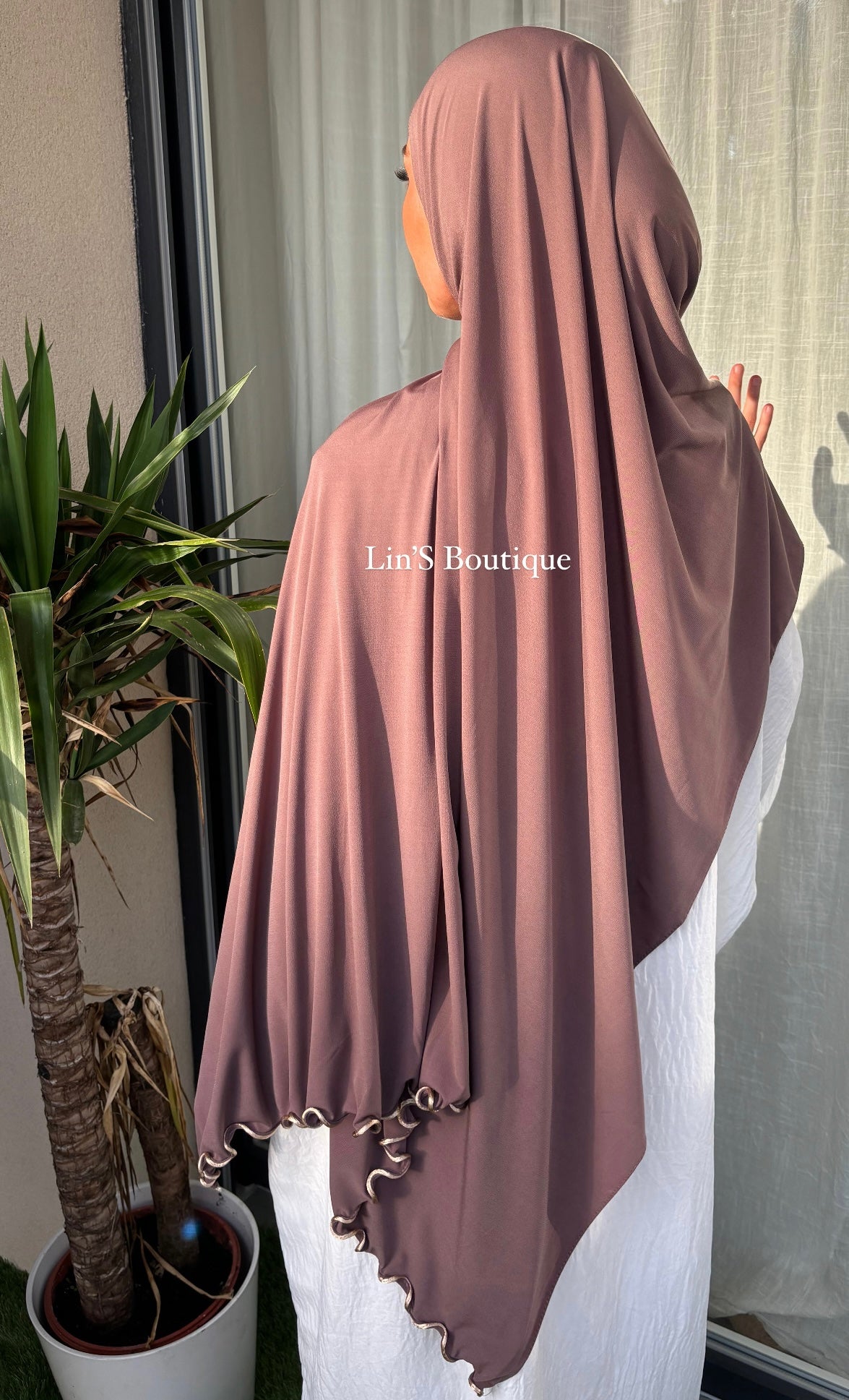Jersey Premium de Luxe Chouchou SEDEF - dark pink taupe