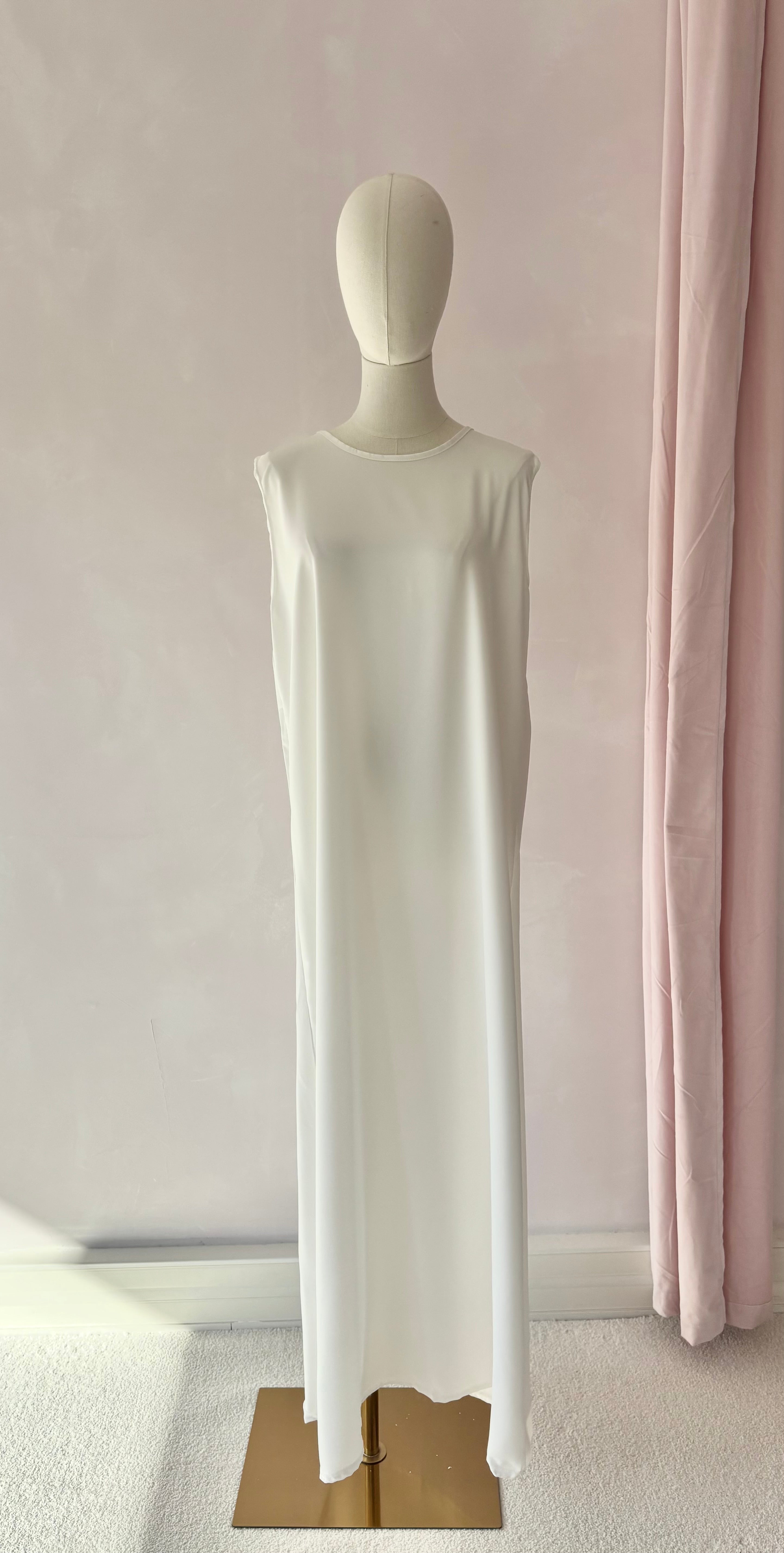 Sous robe soie de medine - Blanche