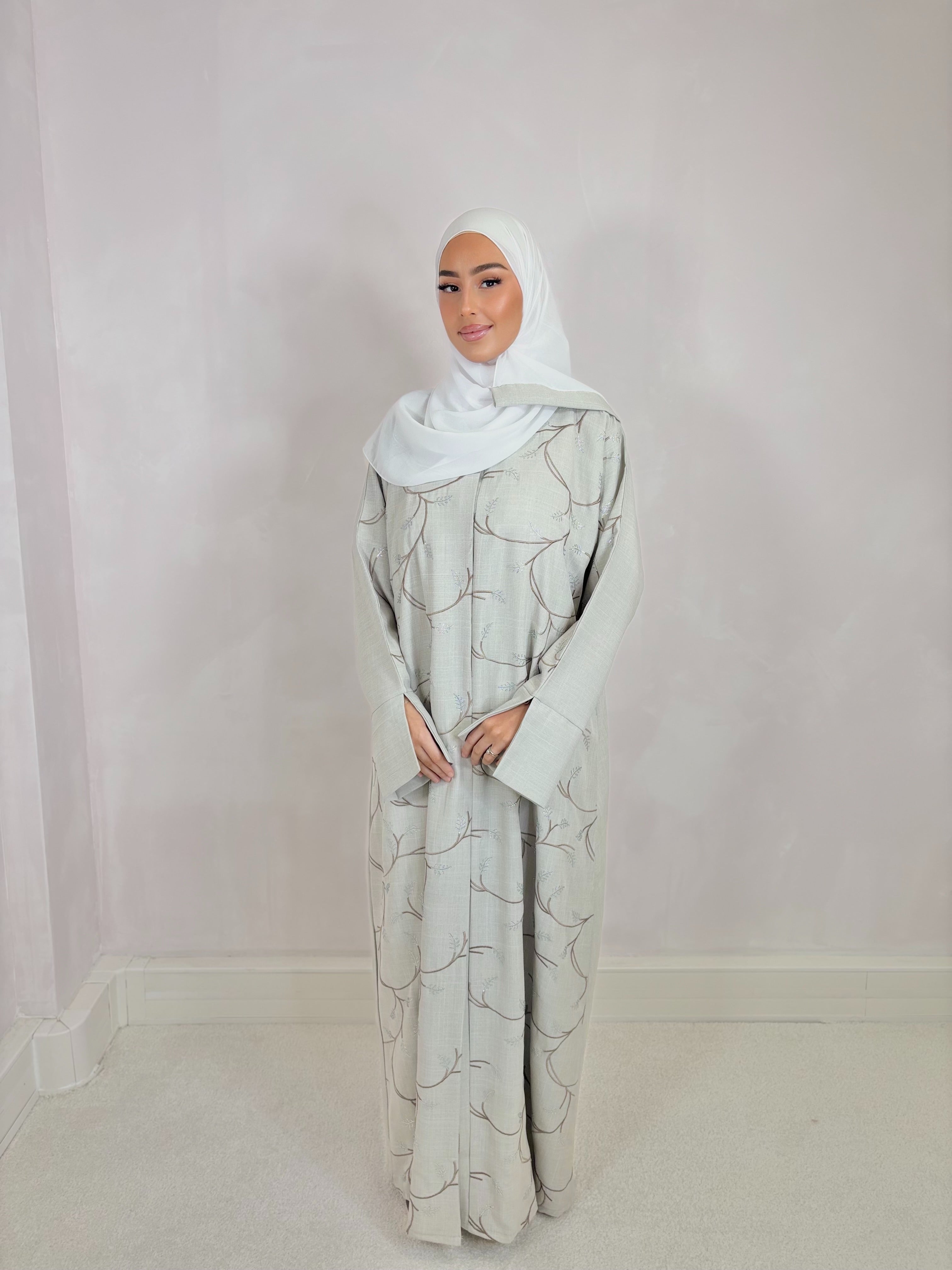 Dubai Abaya LAYNA (n19) - champagne
