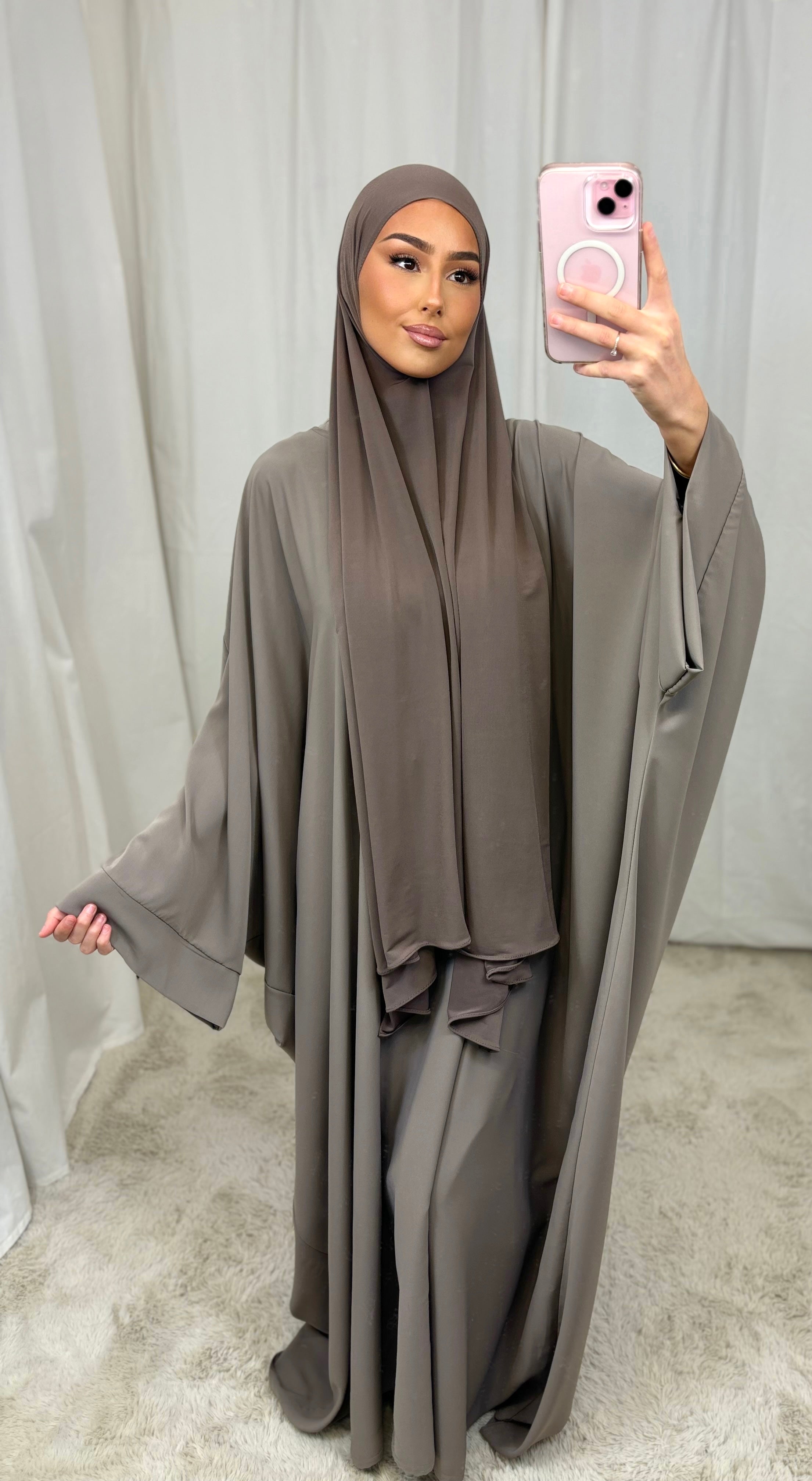 Abaya FARACHA - taupe