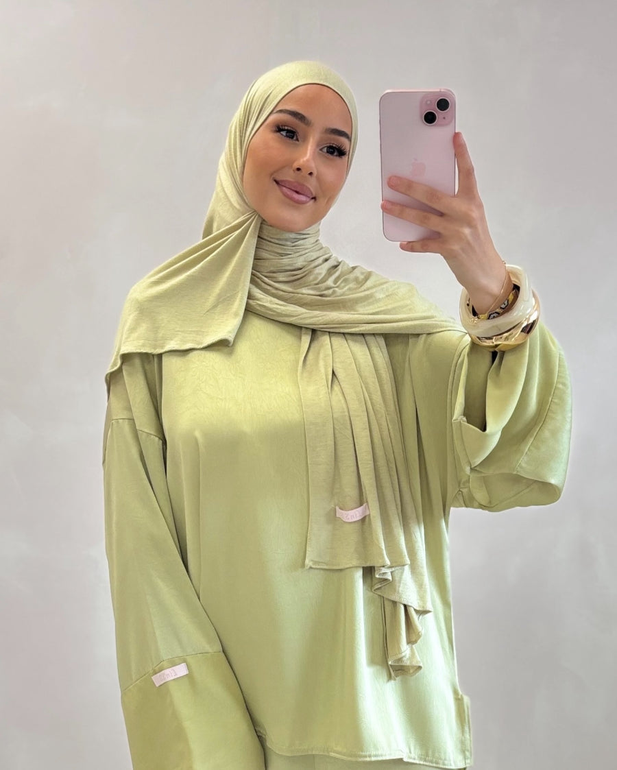 Jersey Bamboo - baby pistachio