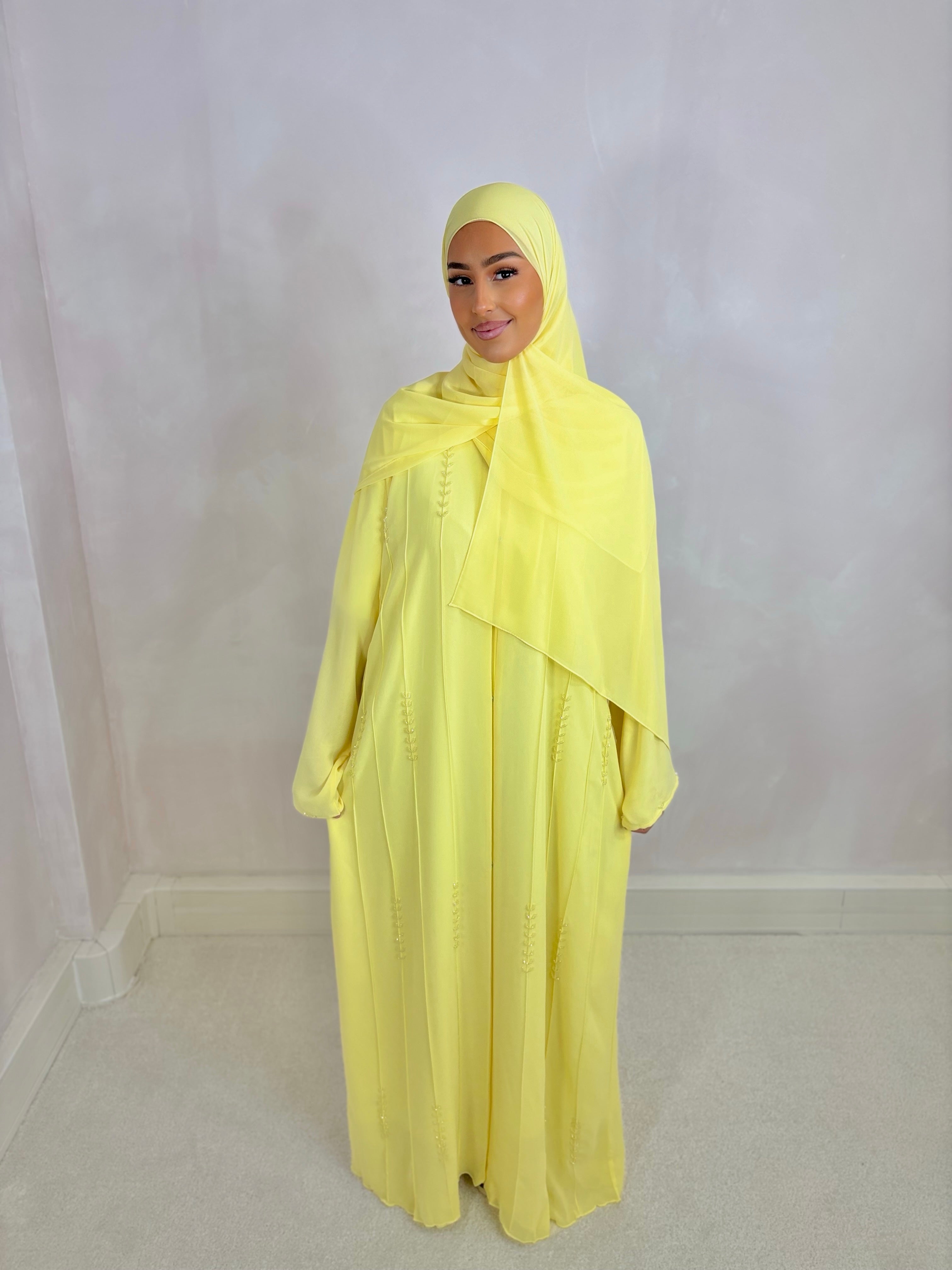 Abaya from Dubai NAYA (n56) - chick yellow