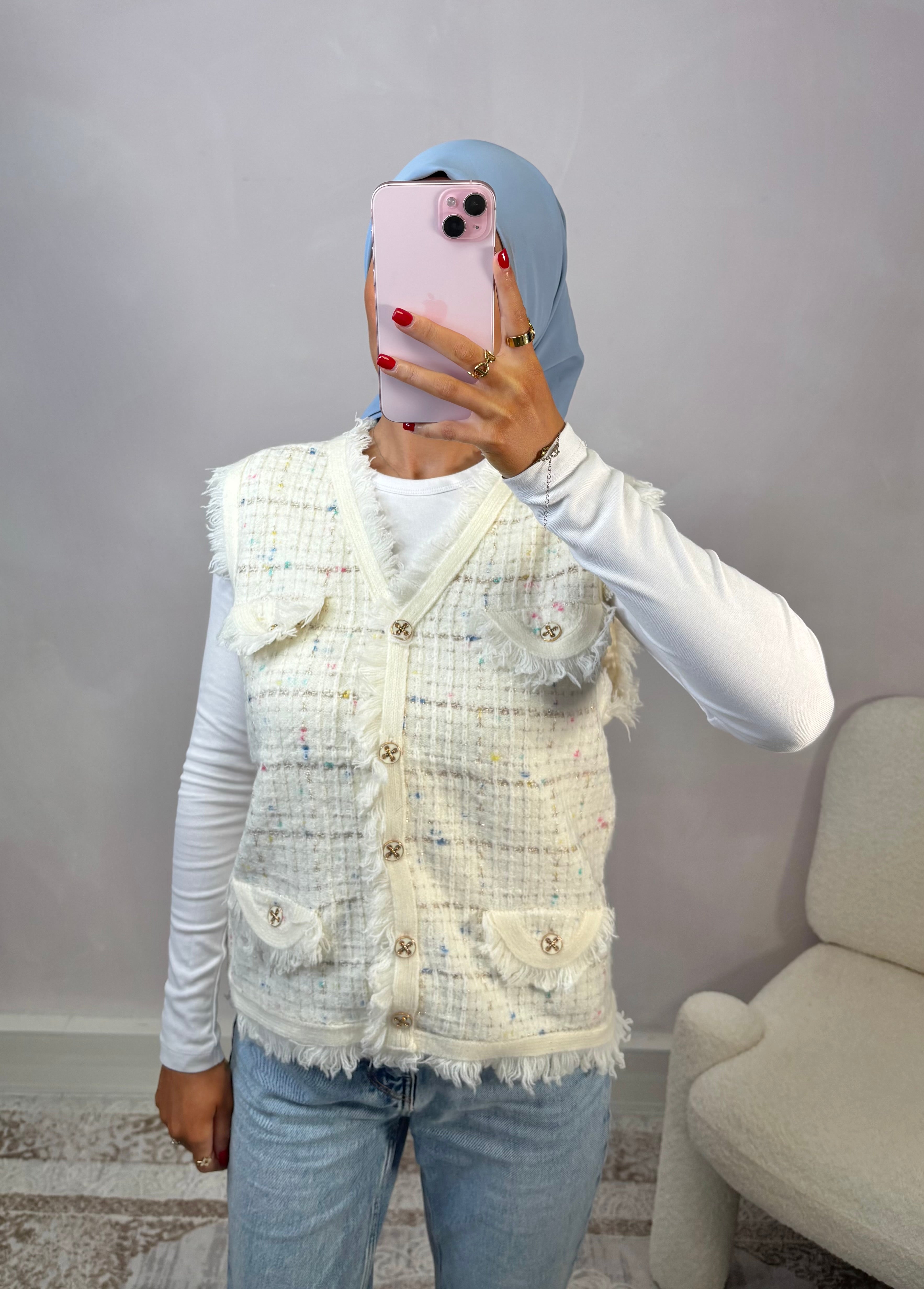 Inspired Jacke - weiß