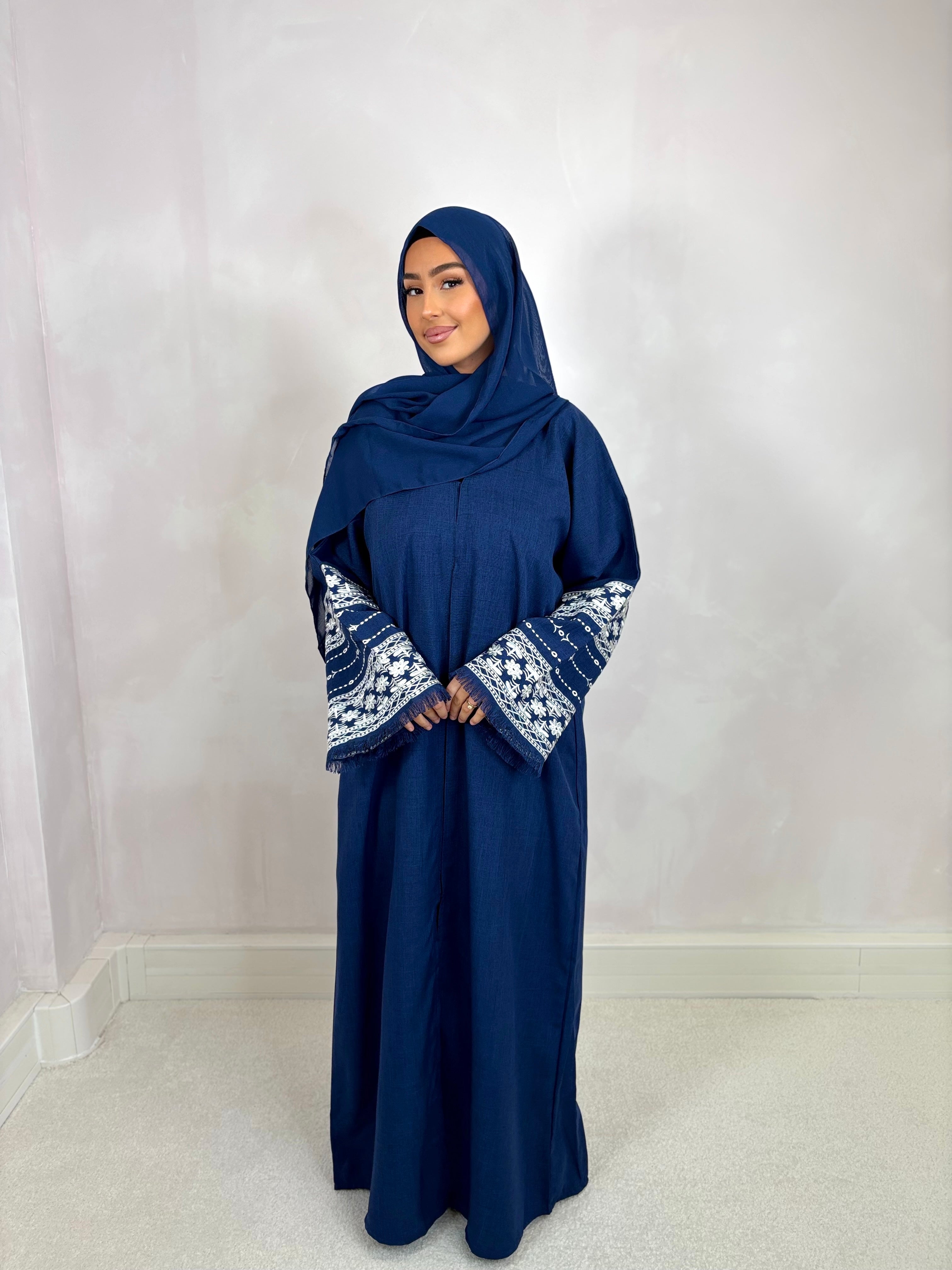 Dubai Abaya HANA (n52) - midnight blue