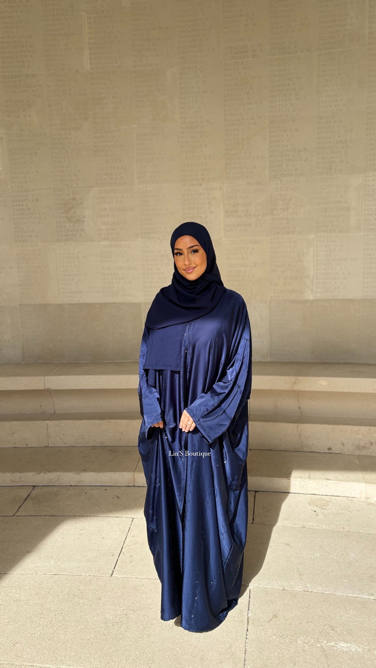 Abaya de Dubai PRESTIGE - Dark Blue