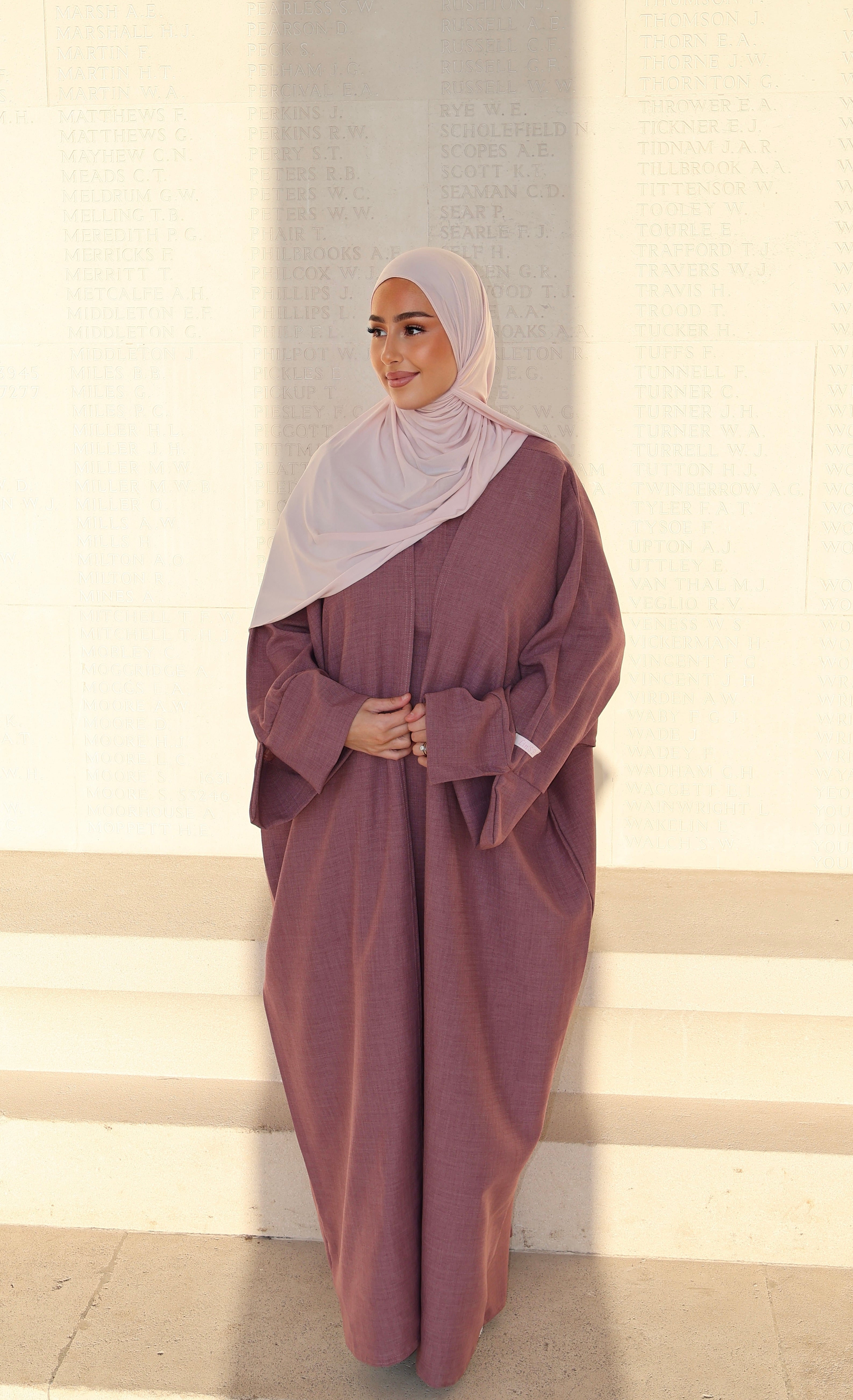 Leinenset unter Abaya + Kimono LIN'S B
