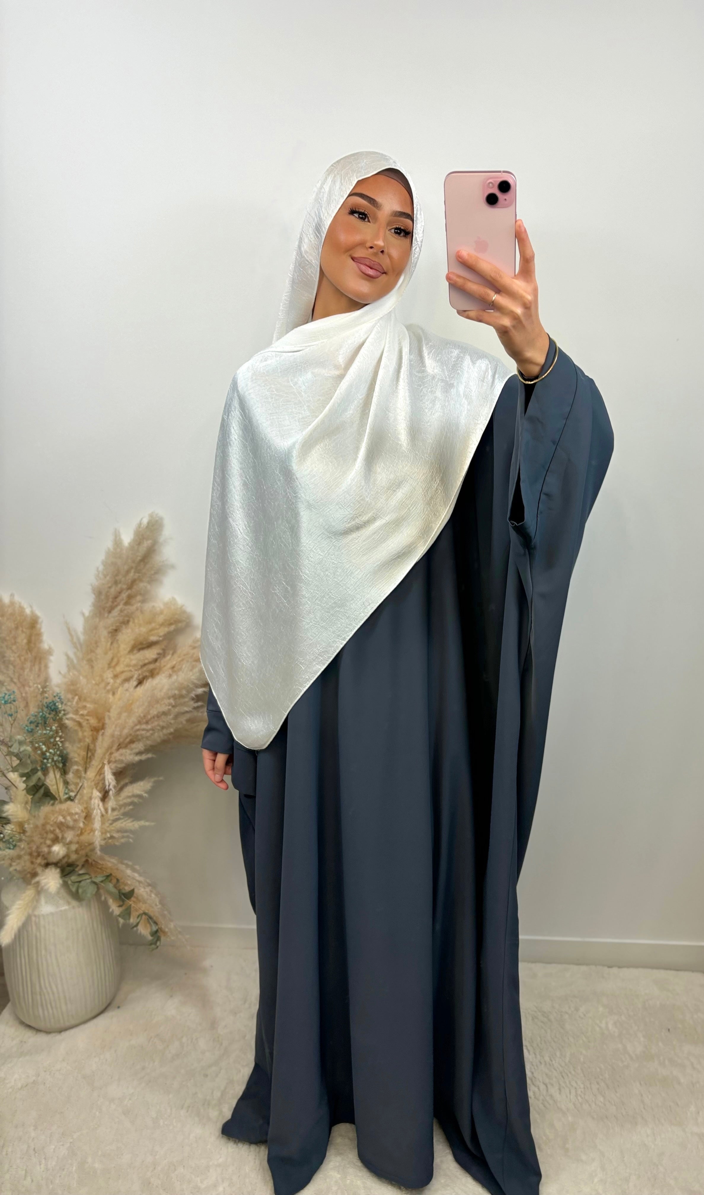 Abaya FARACHA - gris anthracite