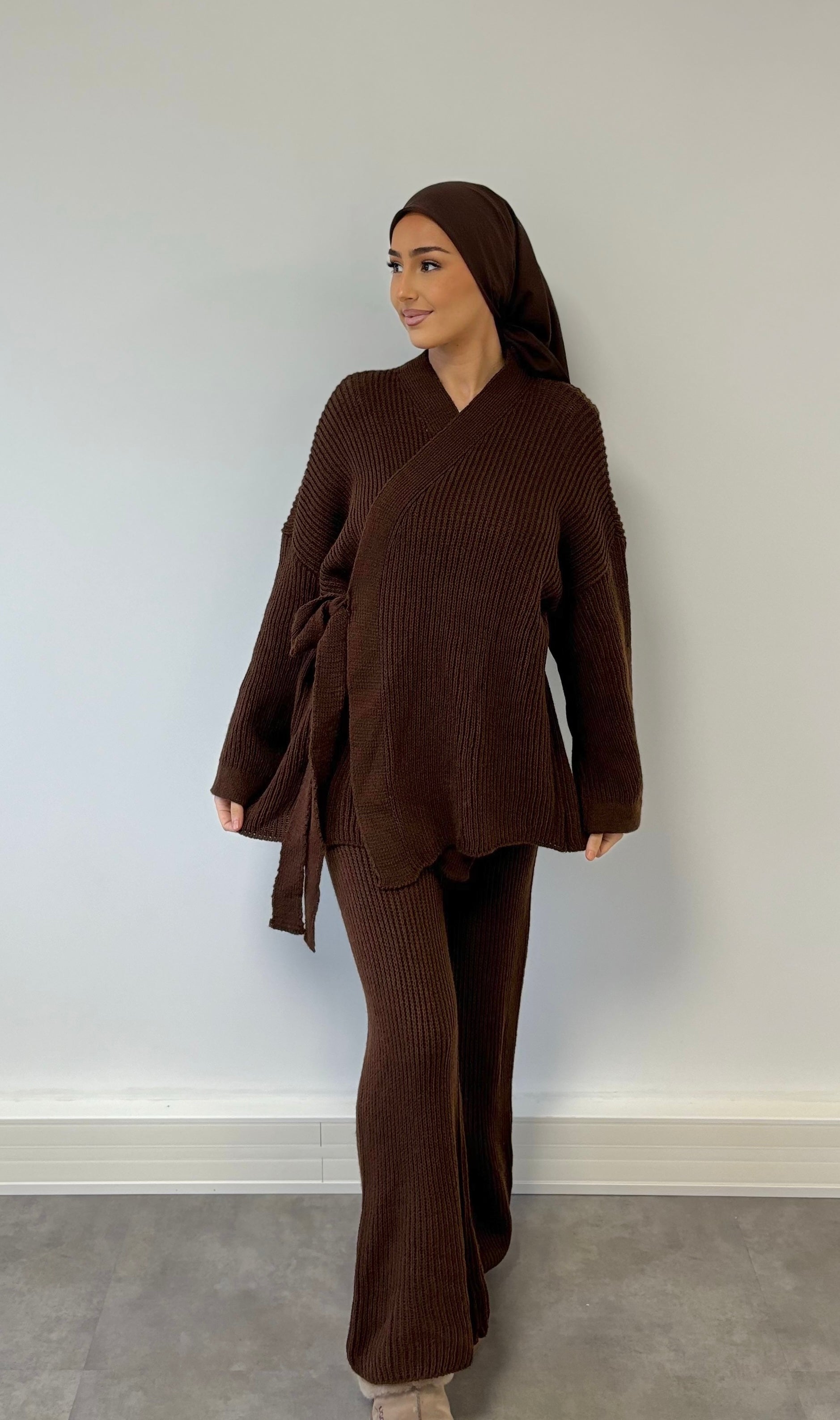 NYSSA mesh set - dark brown