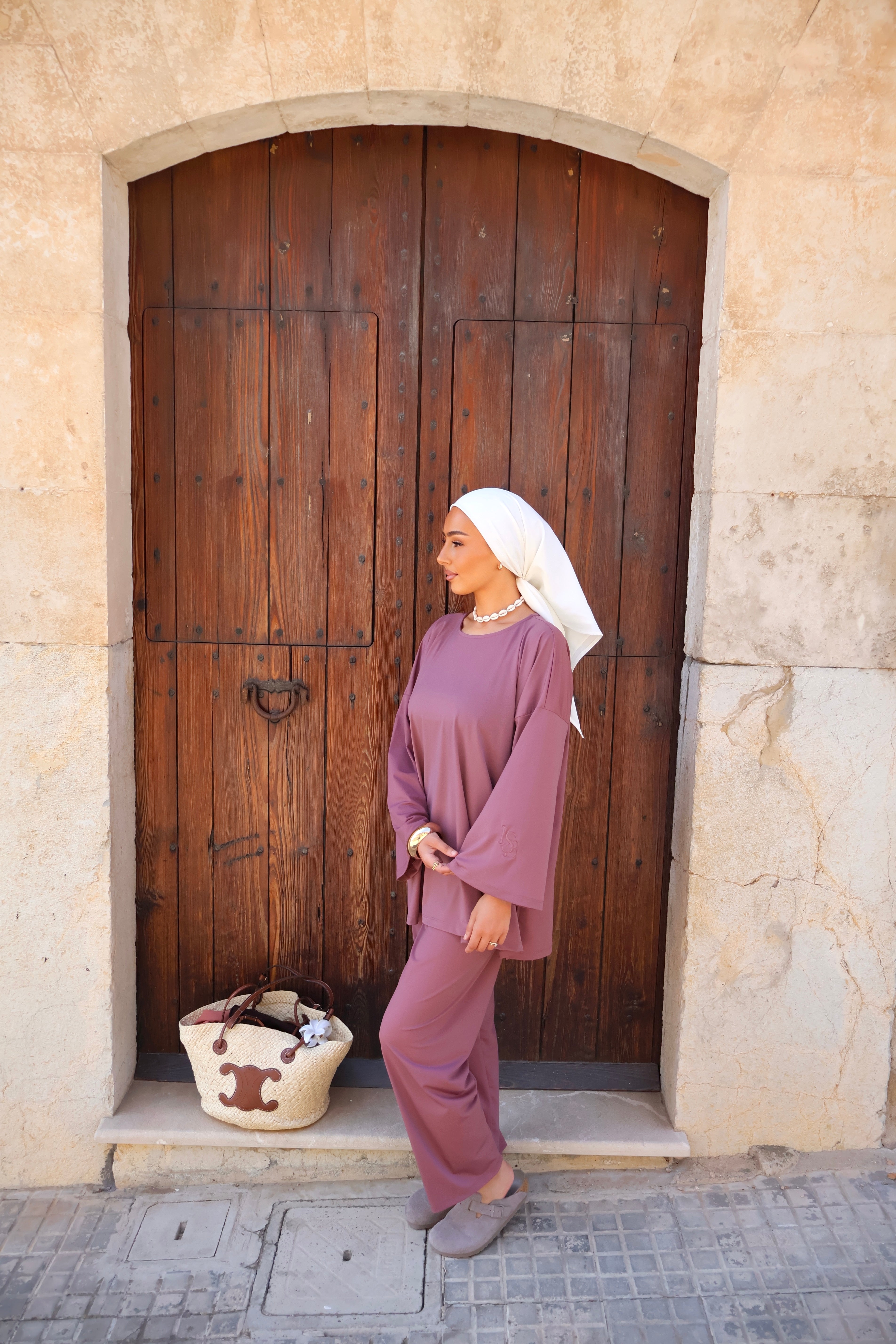 BURKINI CRÉATION LIN’S.B - MAUVE POUDRÉ
