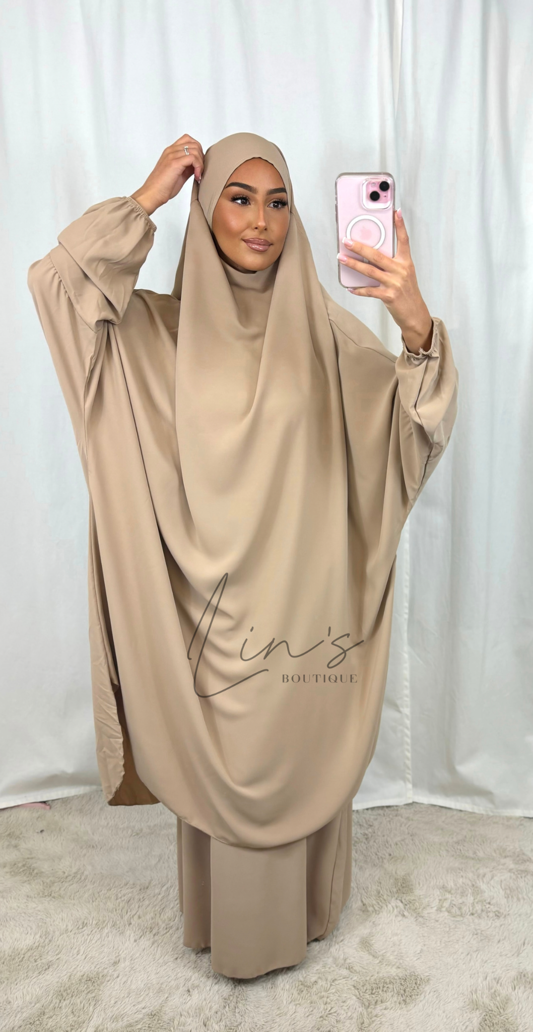 Jilbeb 2 Pièces soie de medine - Sahara