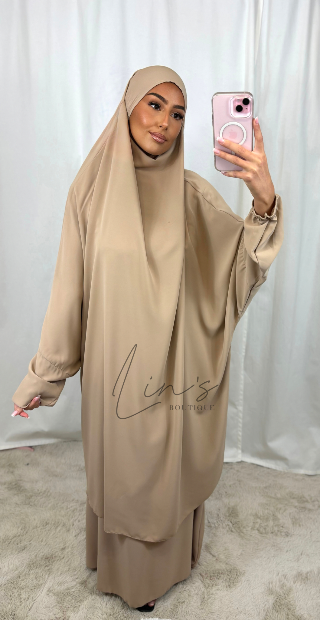 Jilbeb 2 Pièces soie de medine - Sahara