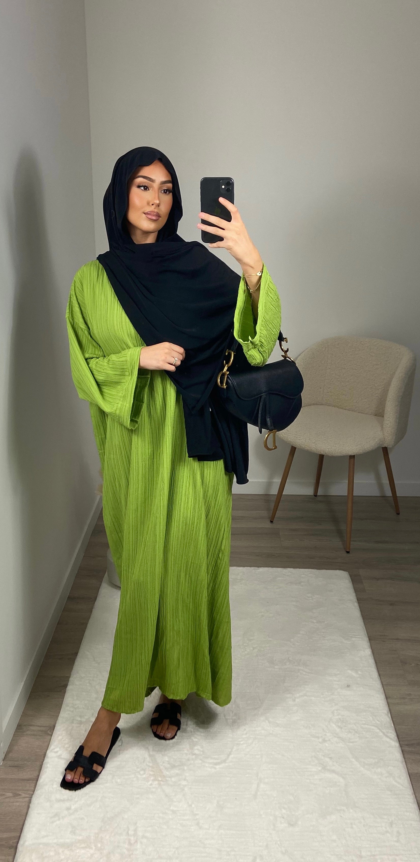 MILLA Kleid - OLIVGRÜN