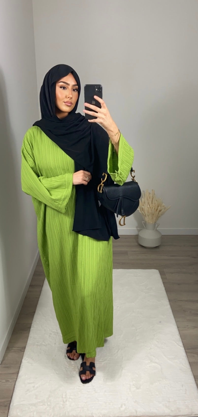 Robe MILLA - VERT OLIVE