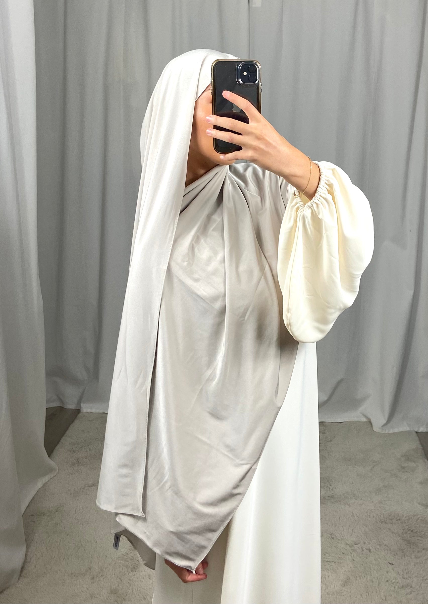 Premium Luxus Satin Jersey DUBAI - CHAMPAGNER