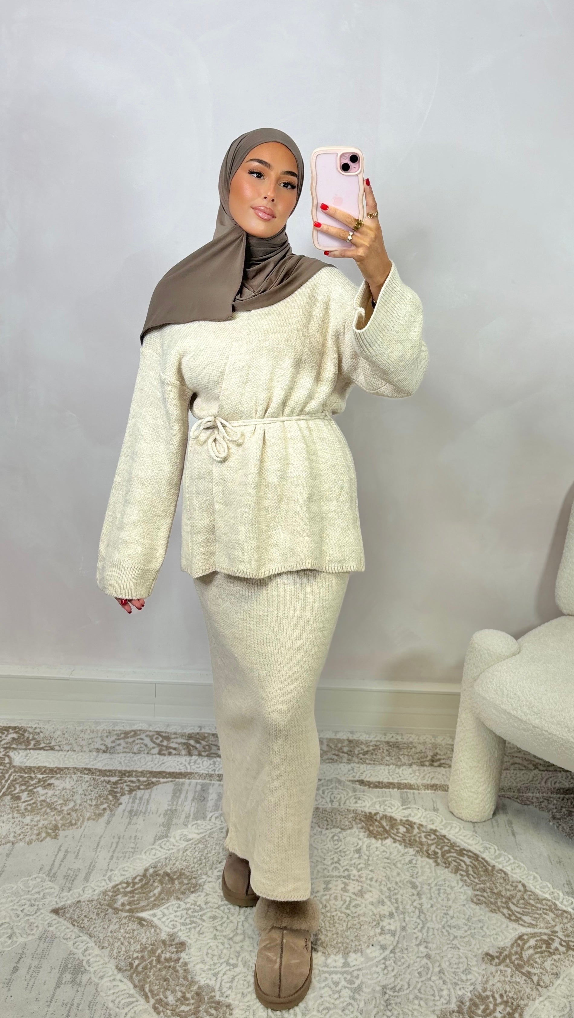NAHIA set - cream