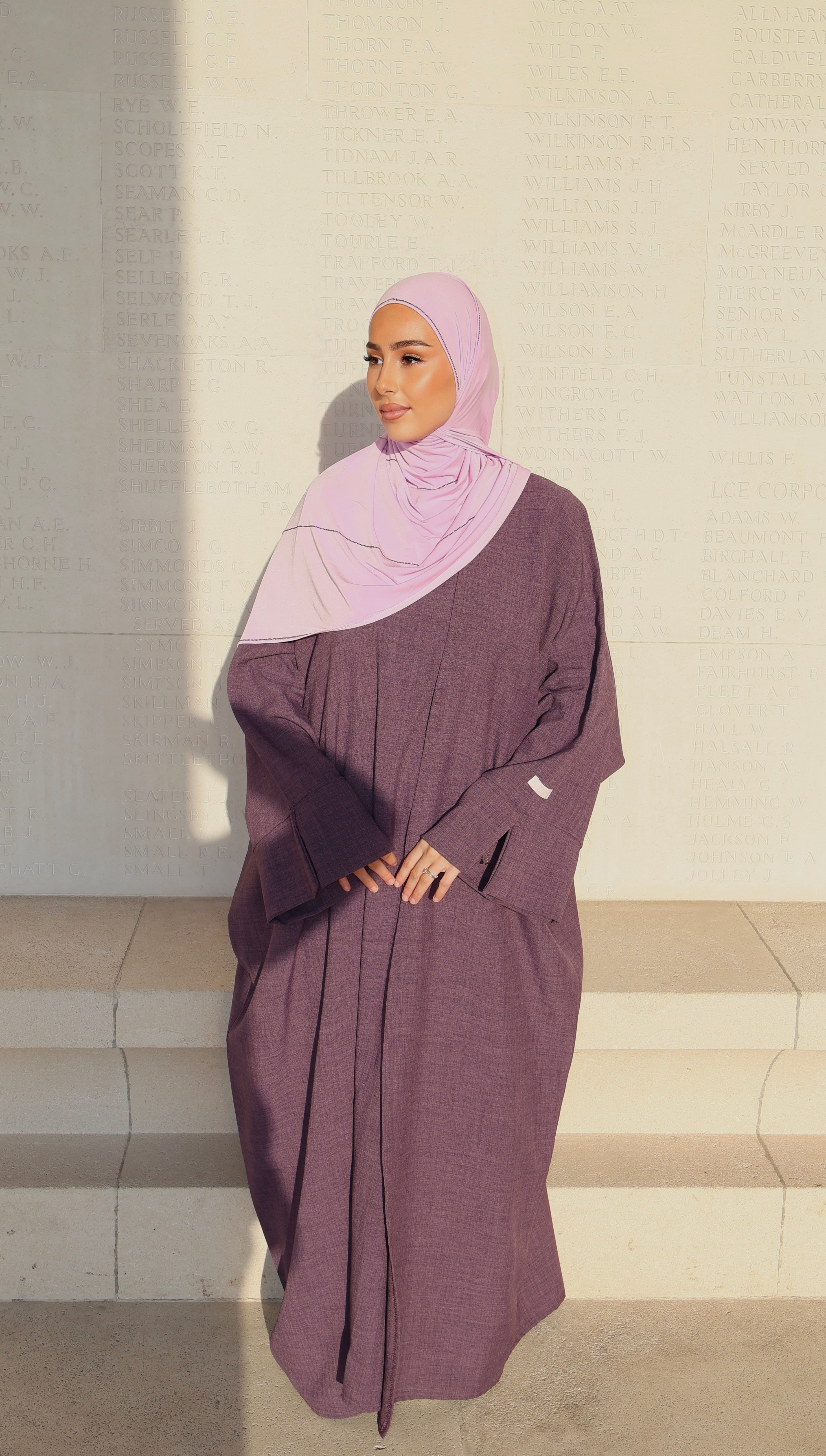 Linen set under abaya + kimono LIN'S B