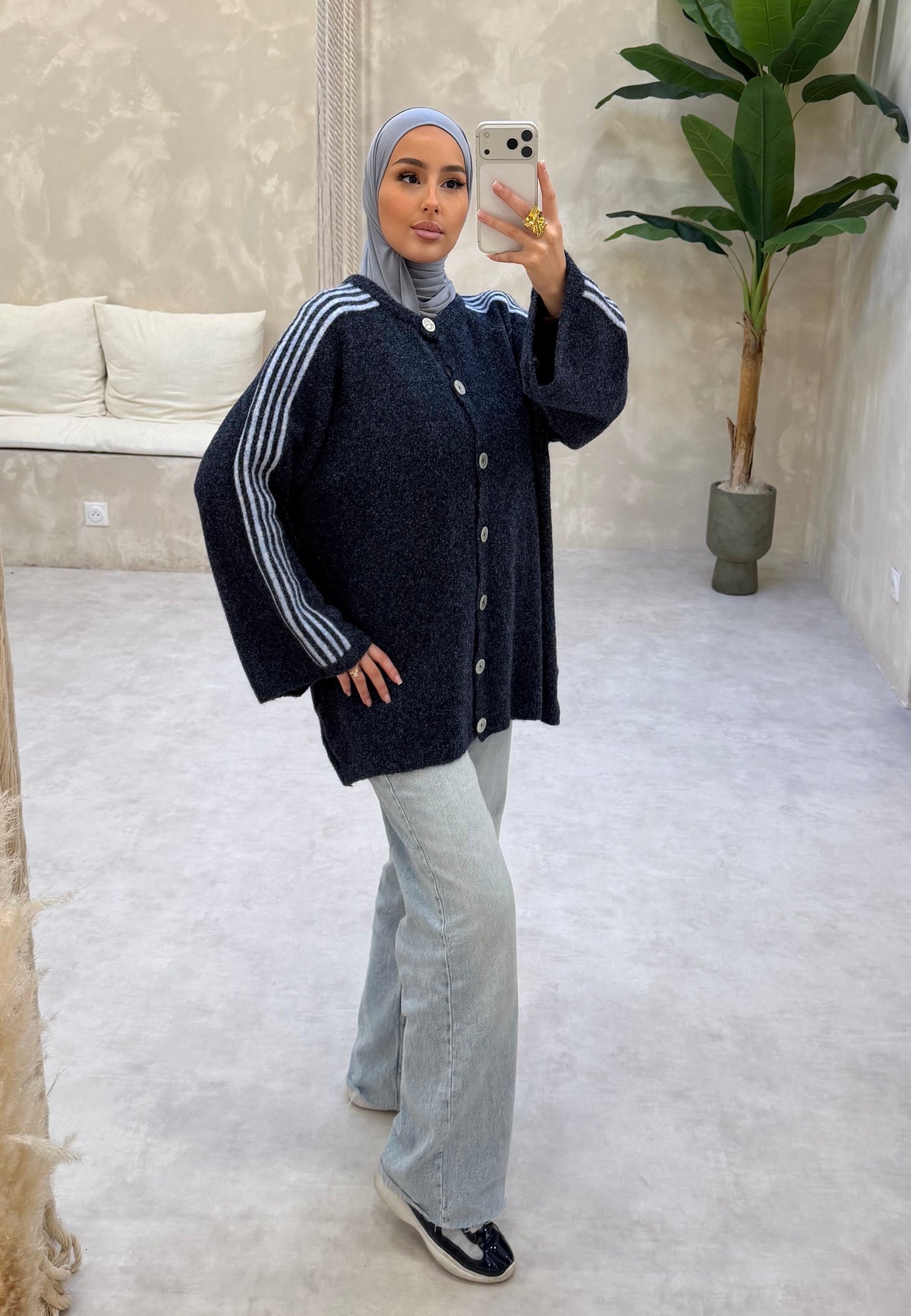 Cardigan - BLUE