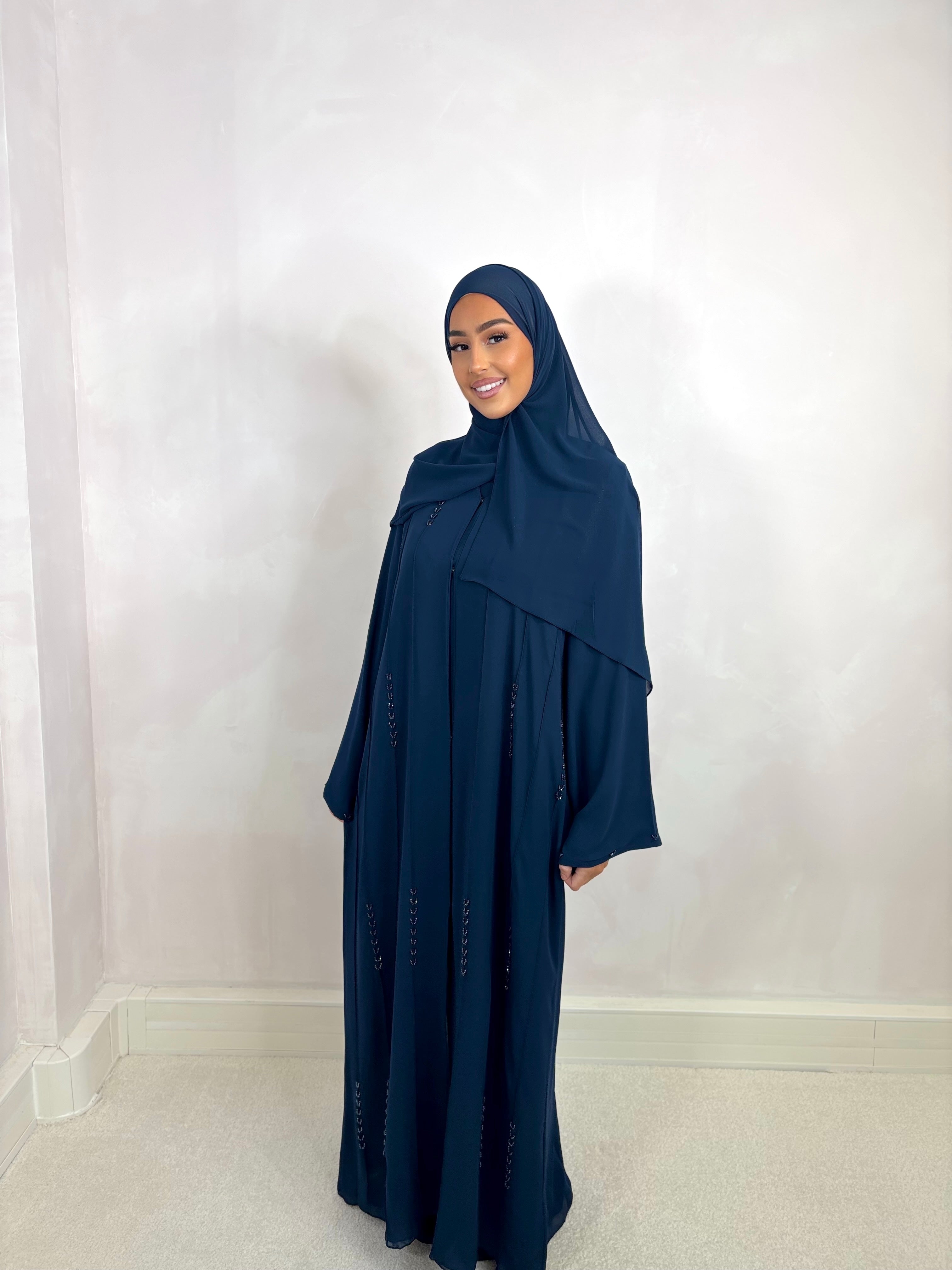 Dubai Abaya NAYA (n66) - Midnight Blue