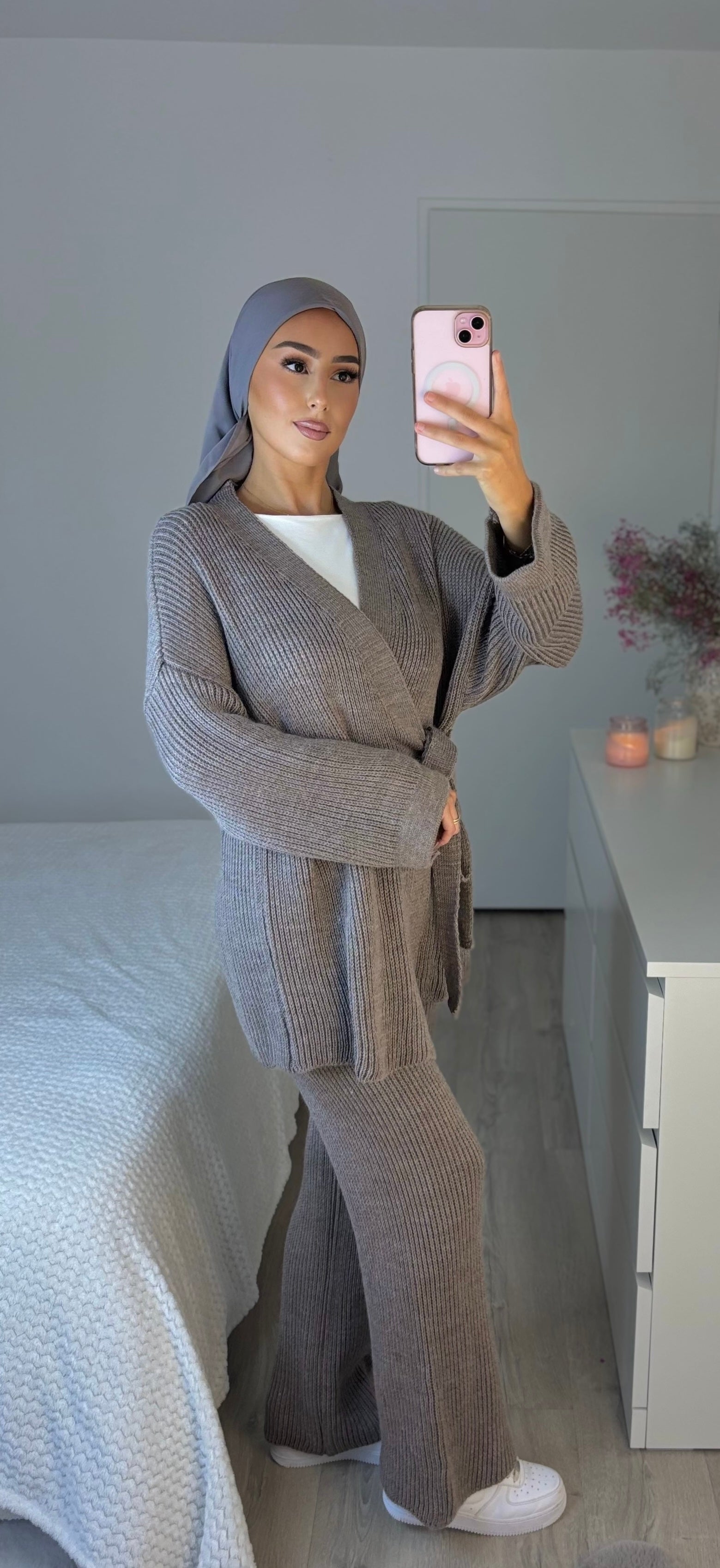 NYSSA mesh set - taupe