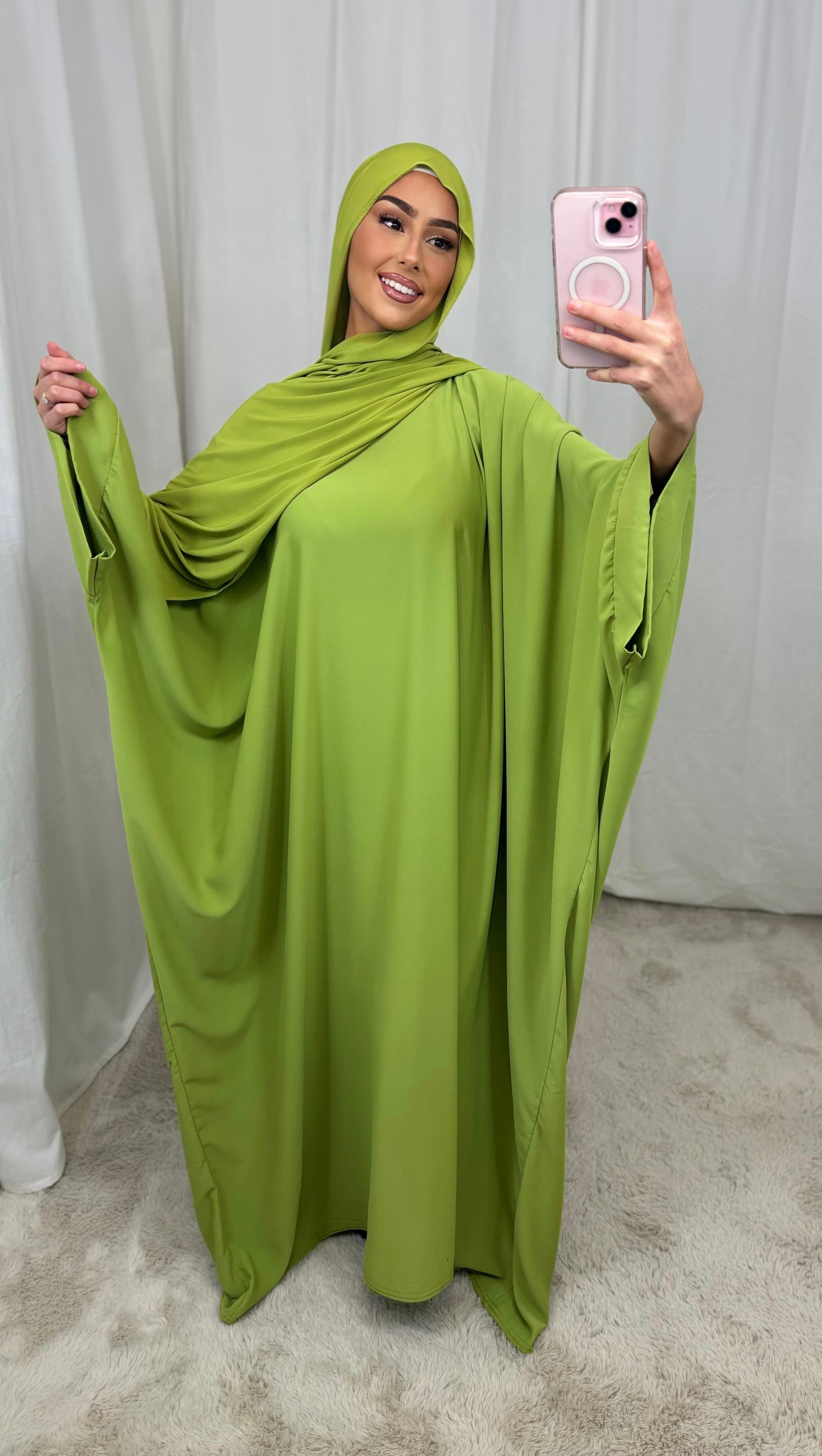 Abaya FARACHA - Olive green